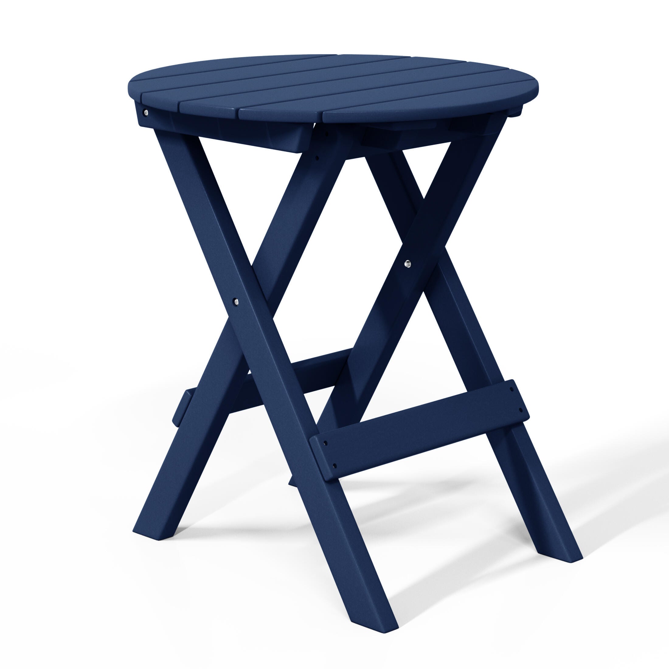 Westin Furniture Laguna Outdoor Bistro Table and 2 Chairs, Navy Blue, large
