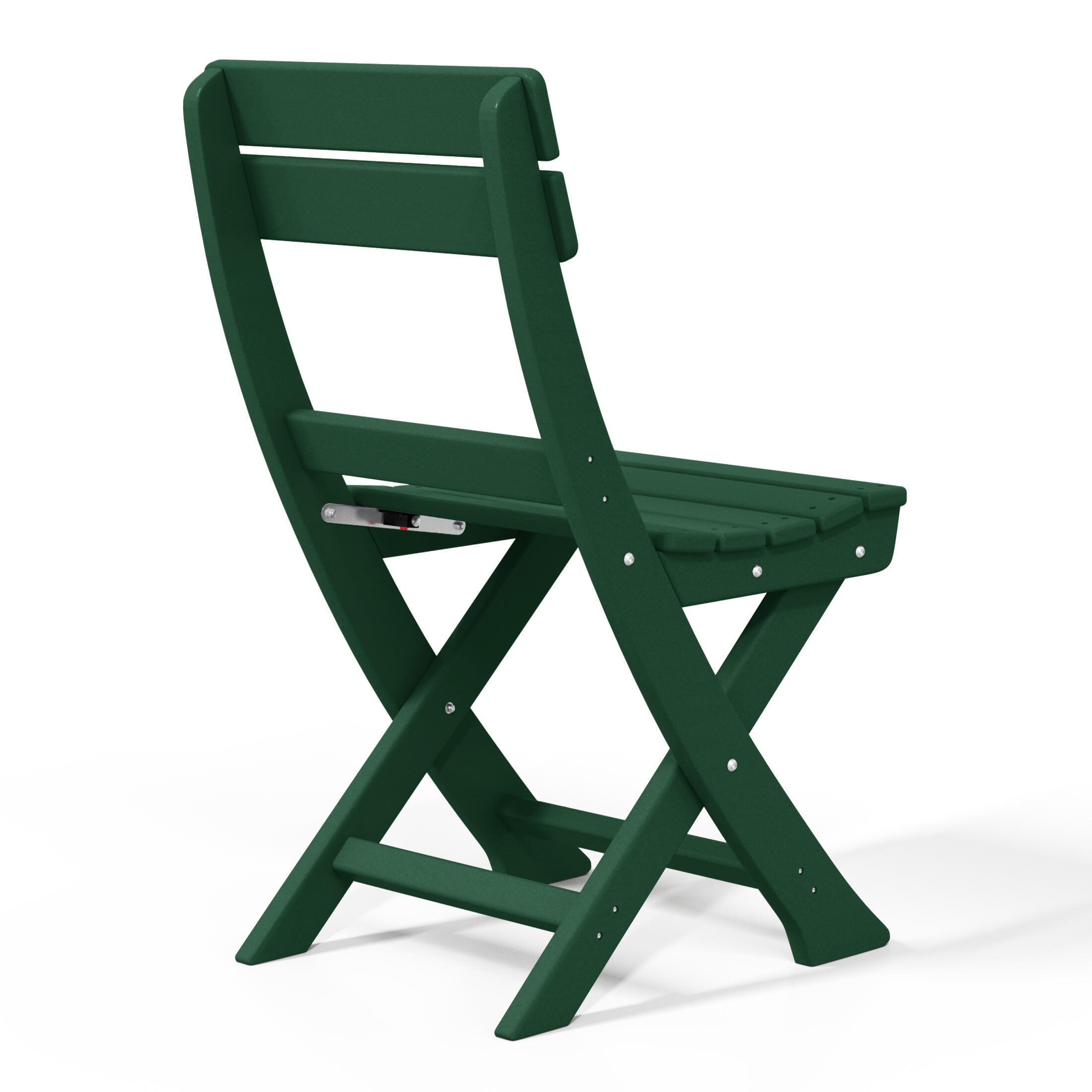 Westin Furniture Laguna Outdoor Bistro Table and 2 Chairs, Dark Green, large