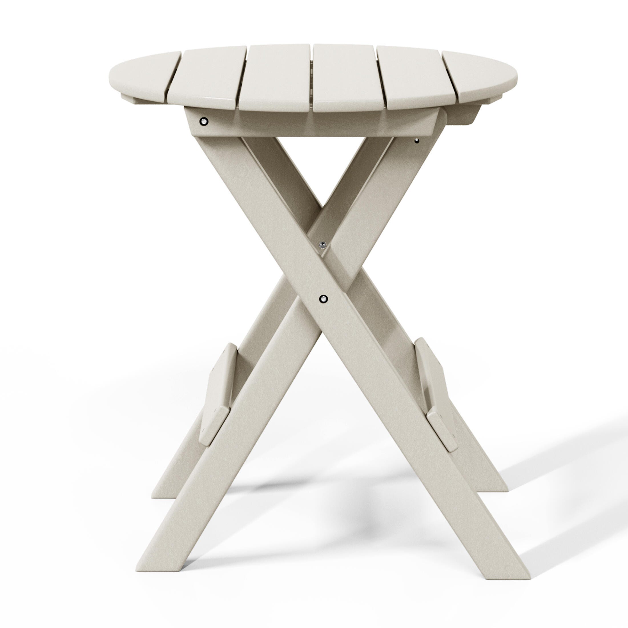 Westin Furniture Laguna Outdoor Bistro Table and 2 Chairs, Sand, large