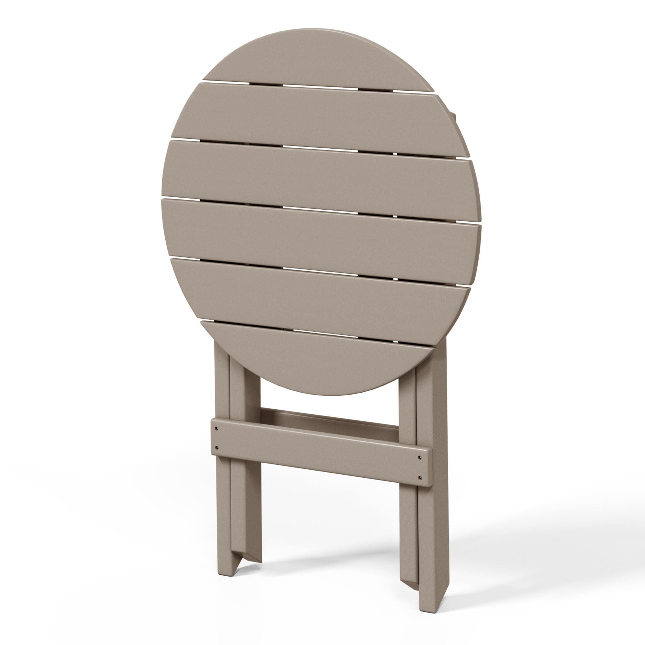 Westin Furniture Laguna Outdoor Bistro Table and 2 Chairs, Beige, large