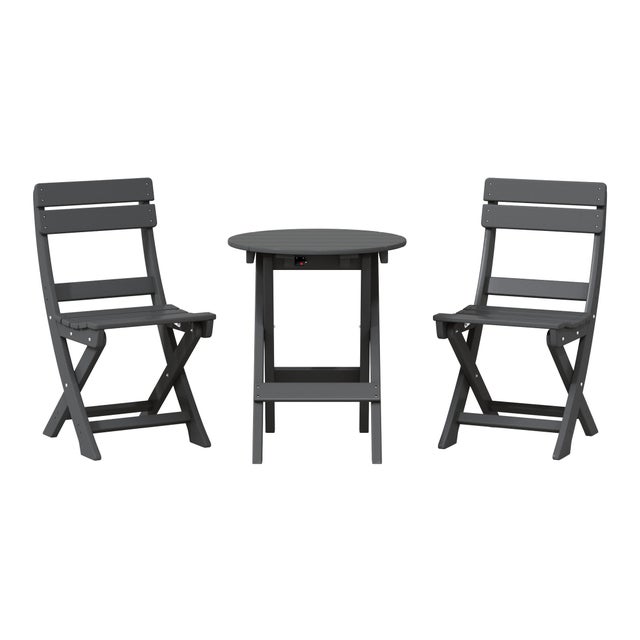 Westin Furniture Laguna Outdoor Bistro Table and 2 Chairs