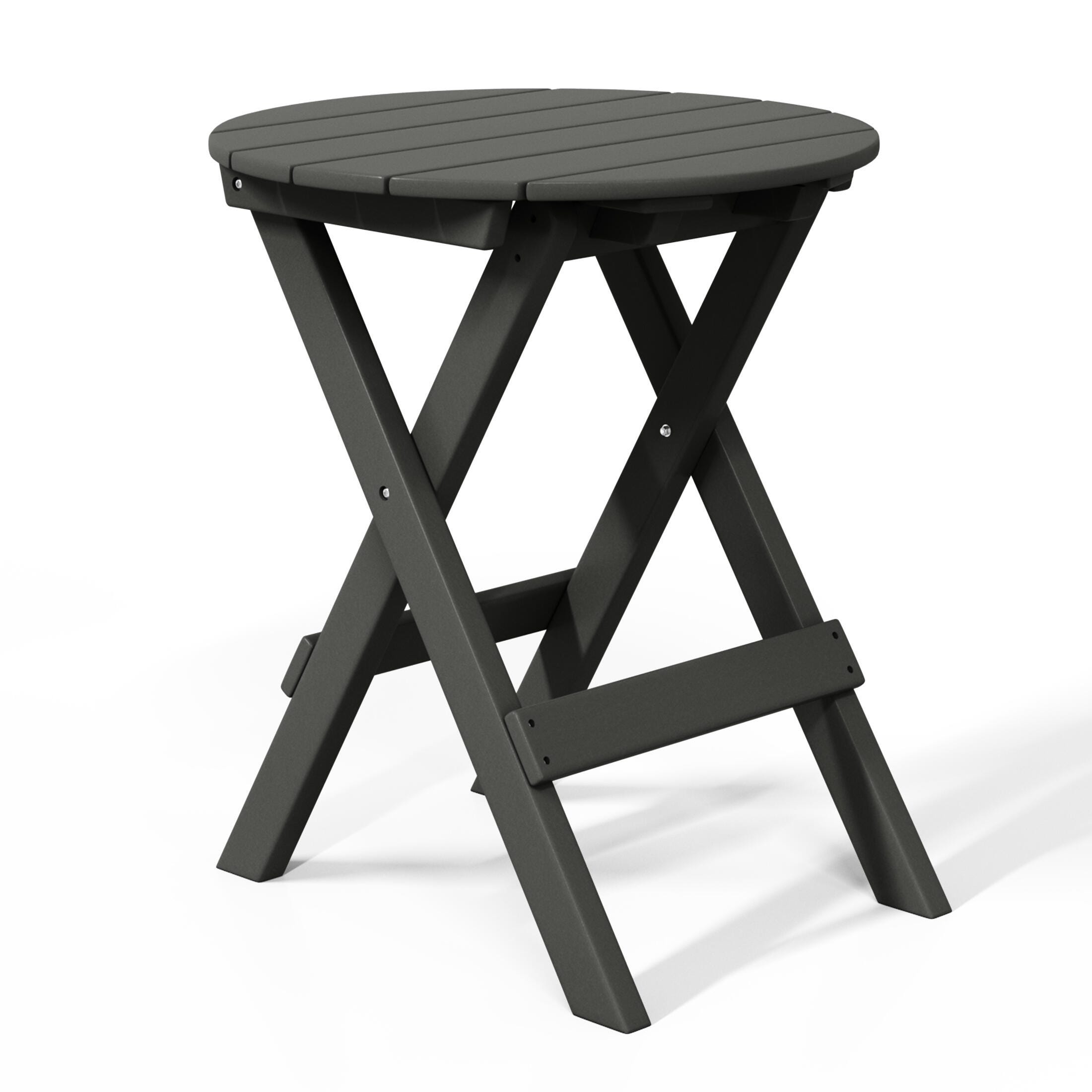 Westin Furniture Laguna Outdoor Bistro Table and 2 Chairs, Gray, large