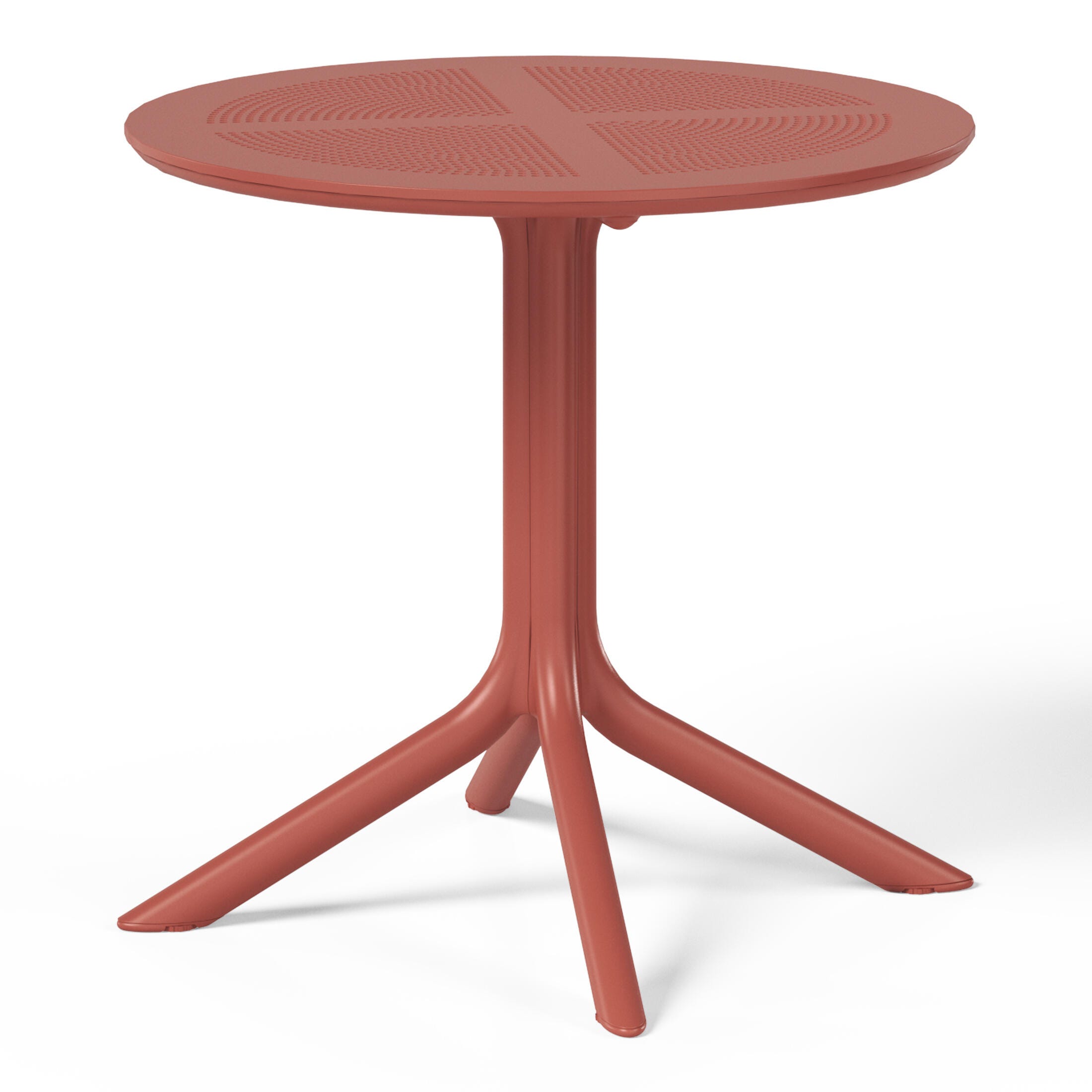 Westin Furniture Frond&Form Outdoor Round Dining Table and 4 Chairs, Red, large