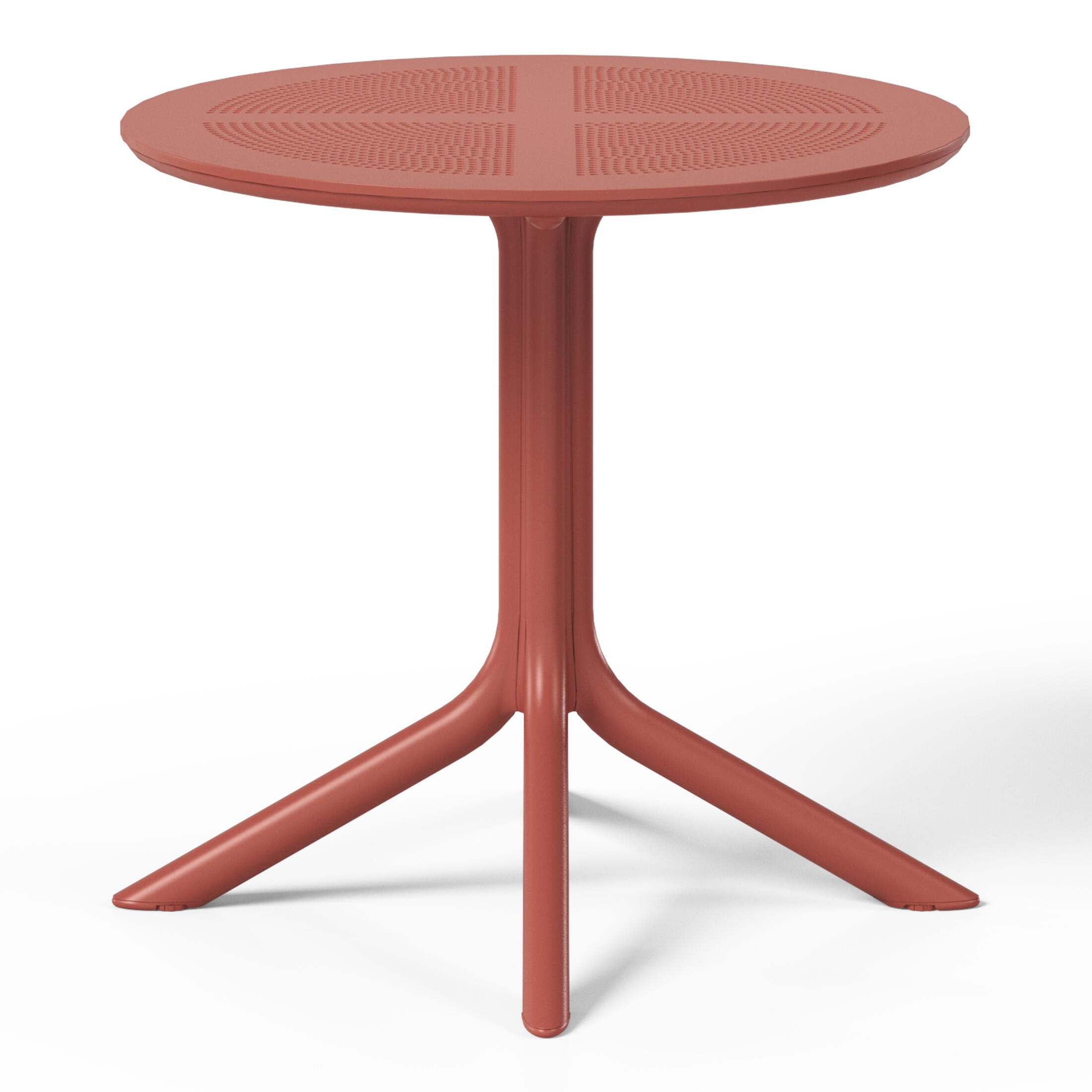 Westin Furniture Frond&Form Outdoor Round Dining Table and 4 Chairs, Red, large