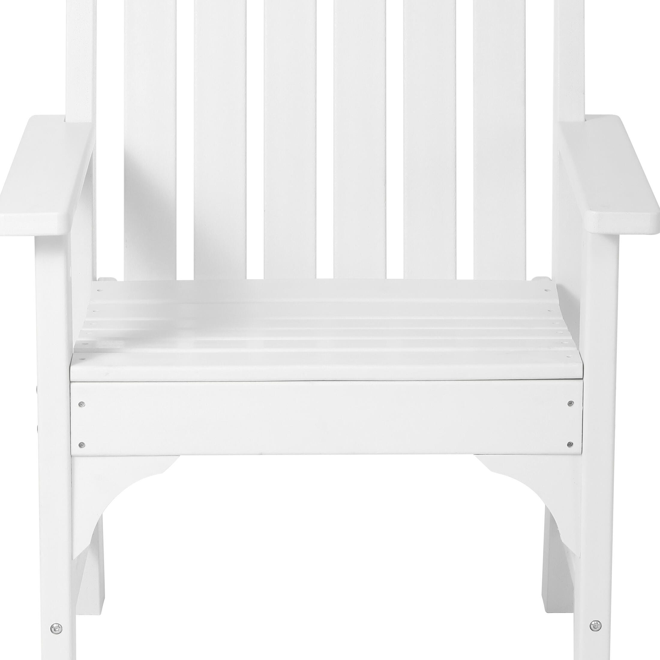 Westin Furniture Laguna Outdoor Square Dining Table and 4 Arm Chairs, White, large