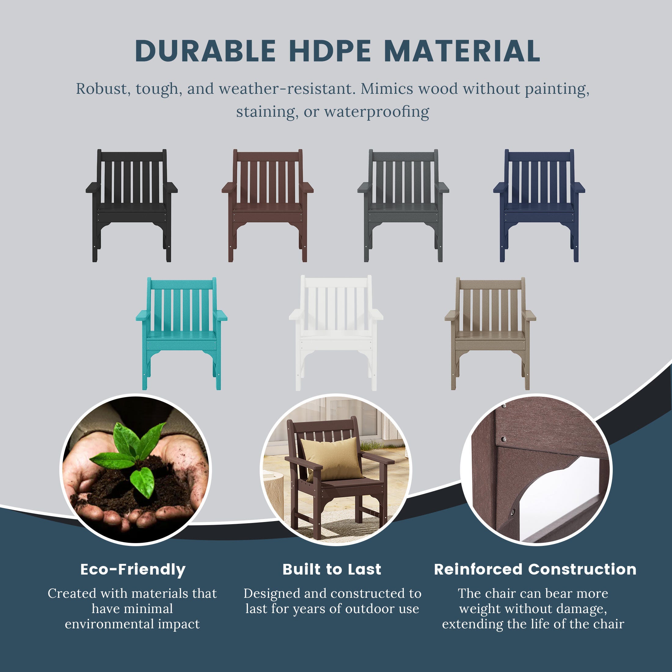 Westin Furniture Laguna Outdoor Square Dining Table and 4 Arm Chairs, Dark Brown, large