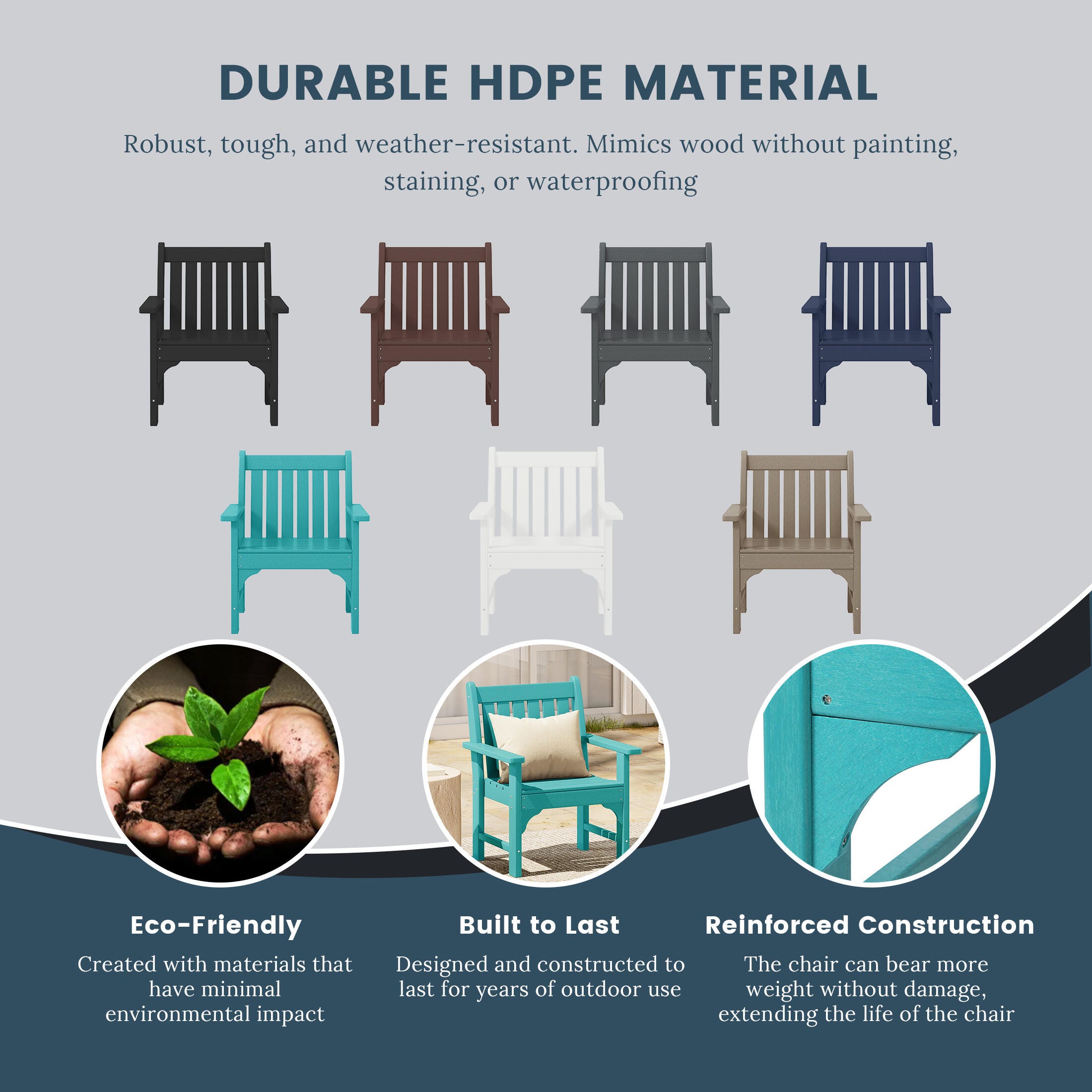 Westin Furniture Laguna Outdoor Square Dining Table and 4 Arm Chairs, Turquoise, large