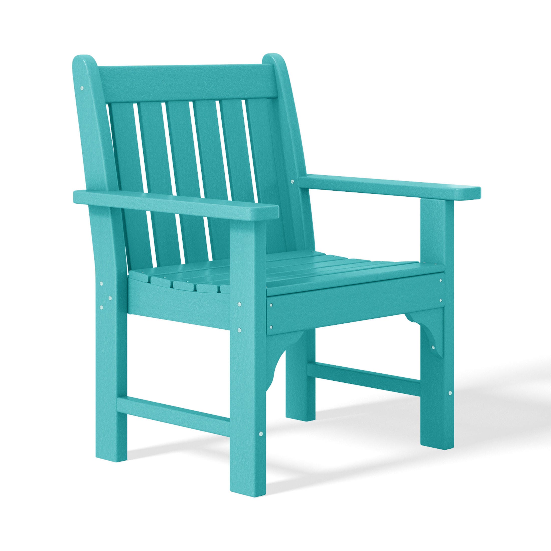 Westin Furniture Laguna Outdoor Square Dining Table and 4 Arm Chairs, Turquoise, large