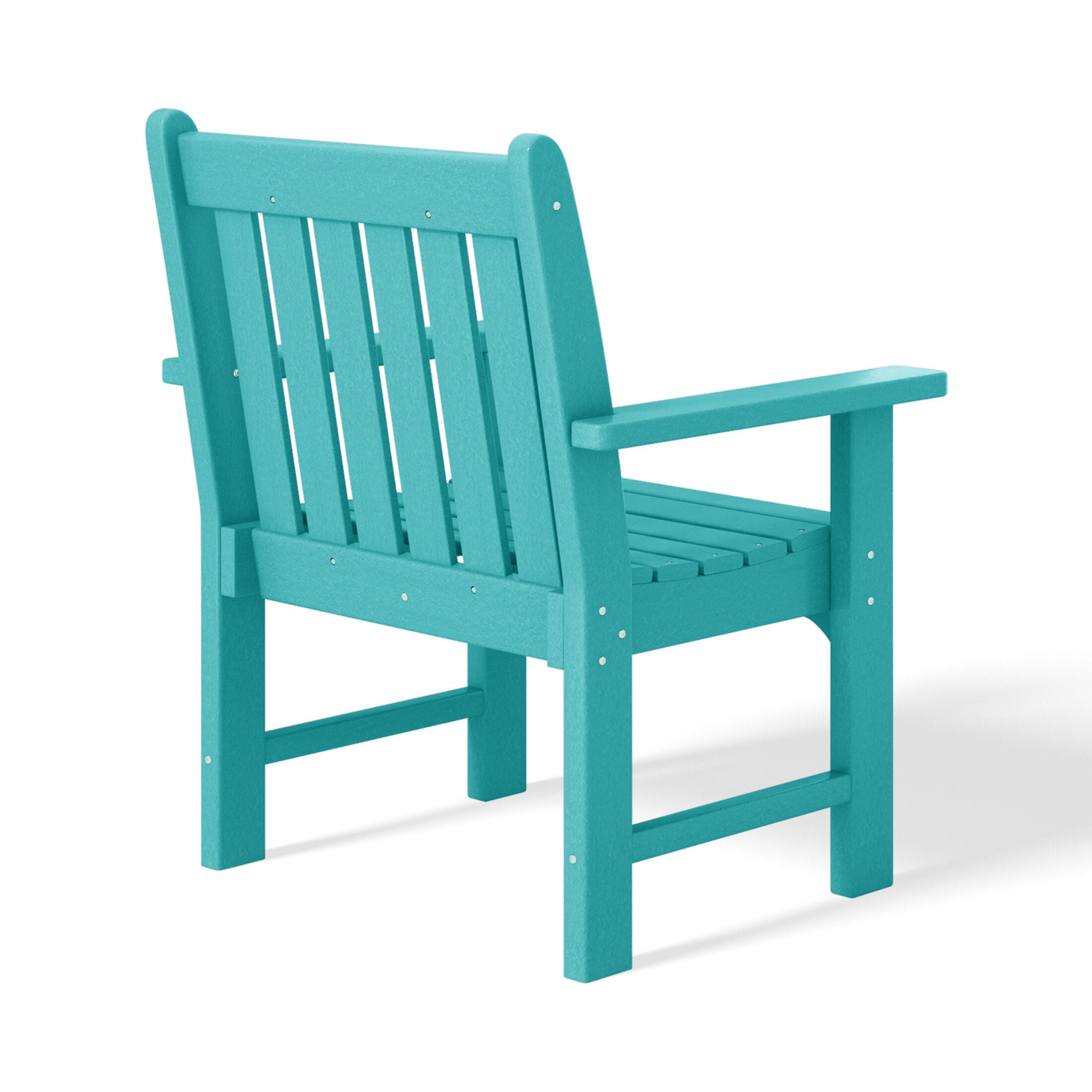 Westin Furniture Laguna Outdoor Square Dining Table and 4 Arm Chairs, Turquoise, large