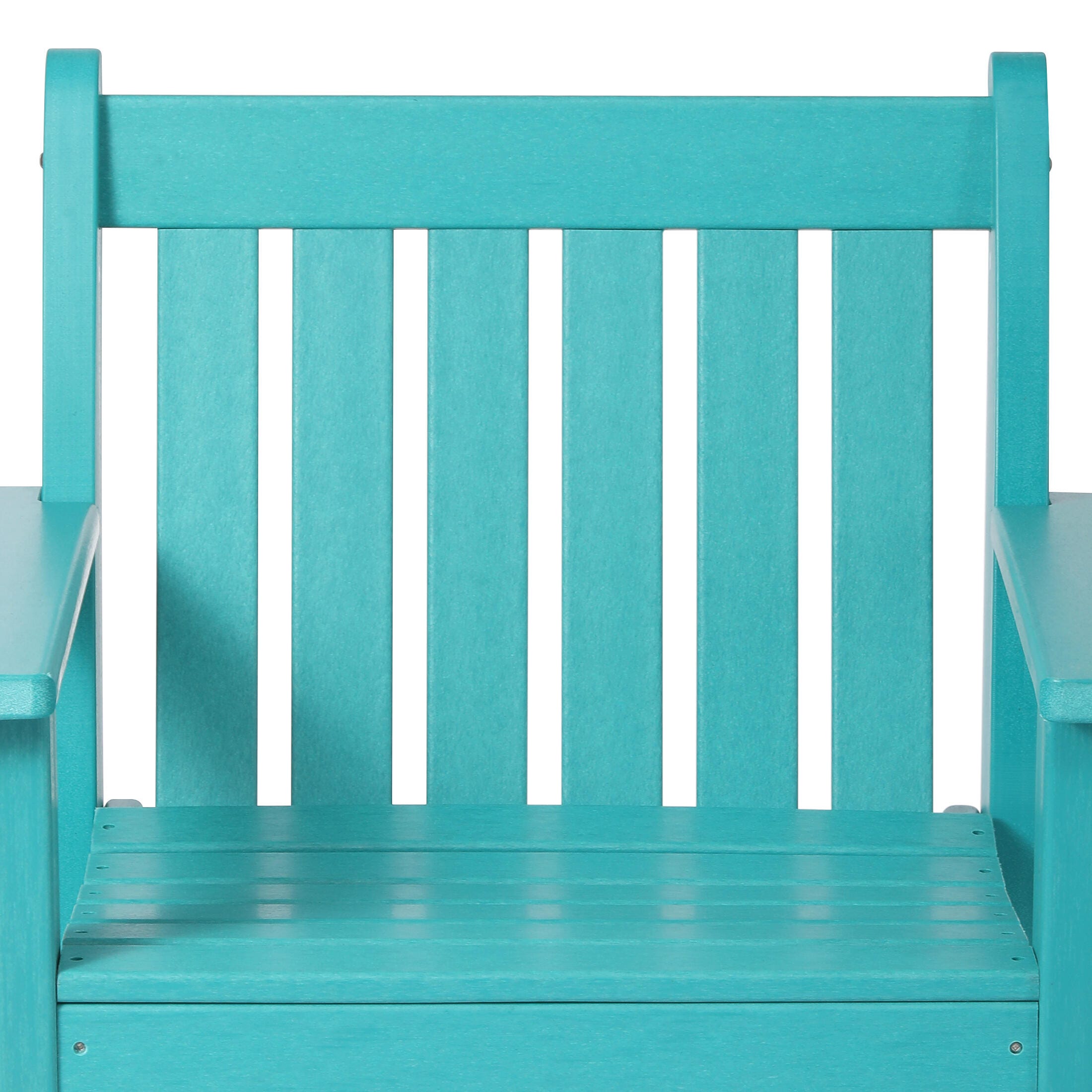 Westin Furniture Laguna Outdoor Square Dining Table and 4 Arm Chairs, Turquoise, large