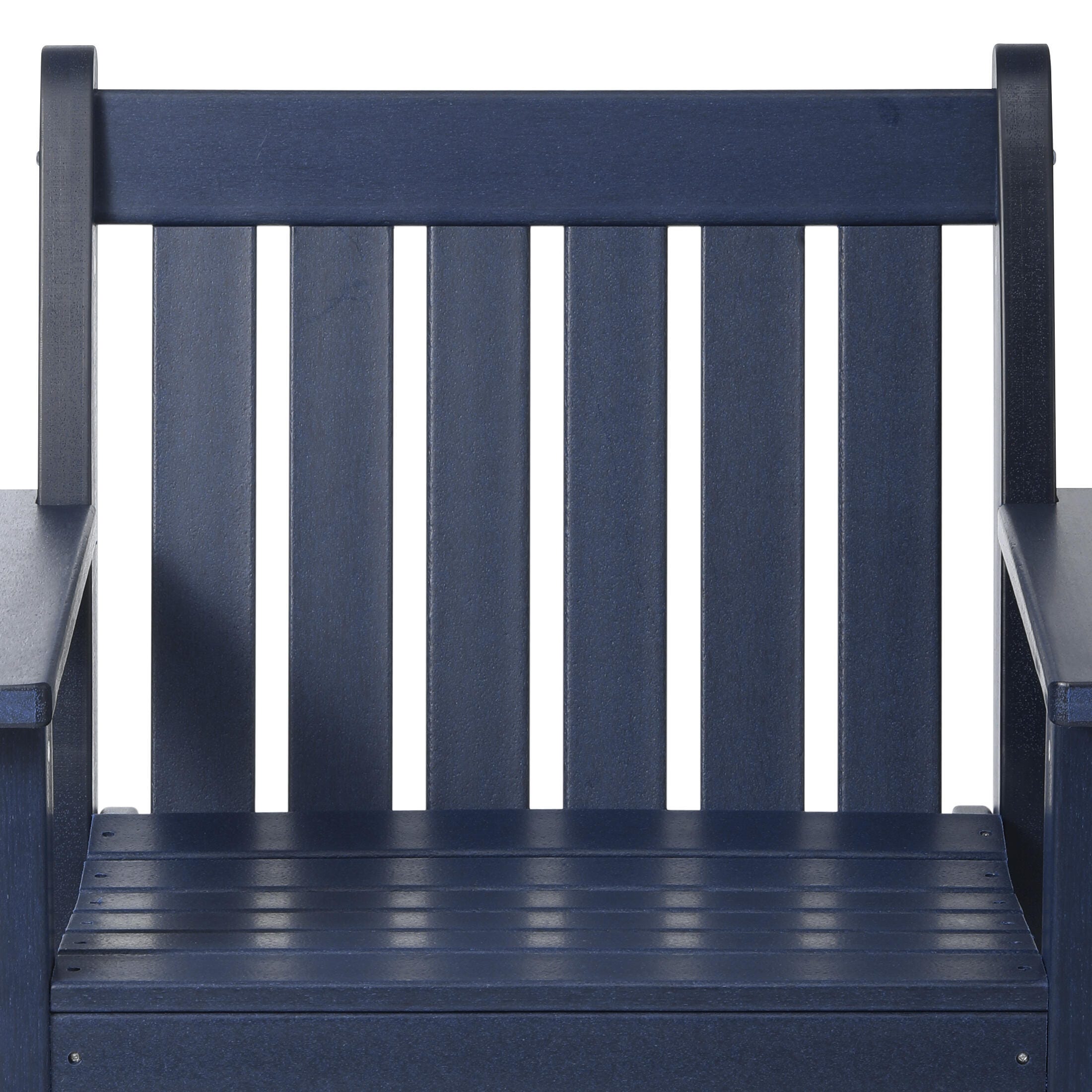 Westin Furniture Laguna Outdoor Square Dining Table and 4 Arm Chairs, Navy Blue, large