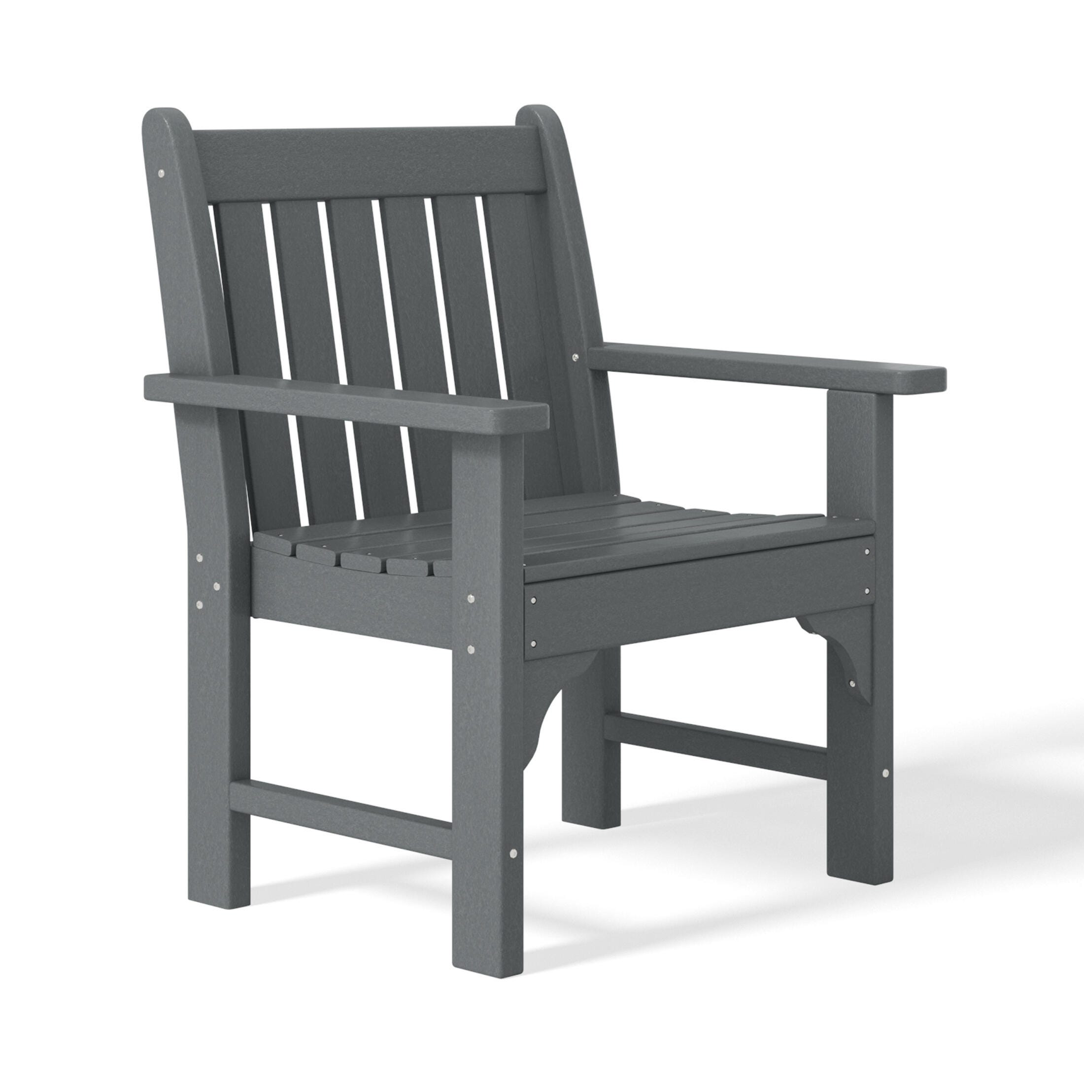 Westin Furniture Laguna Outdoor Square Dining Table and 4 Arm Chairs, Gray, large