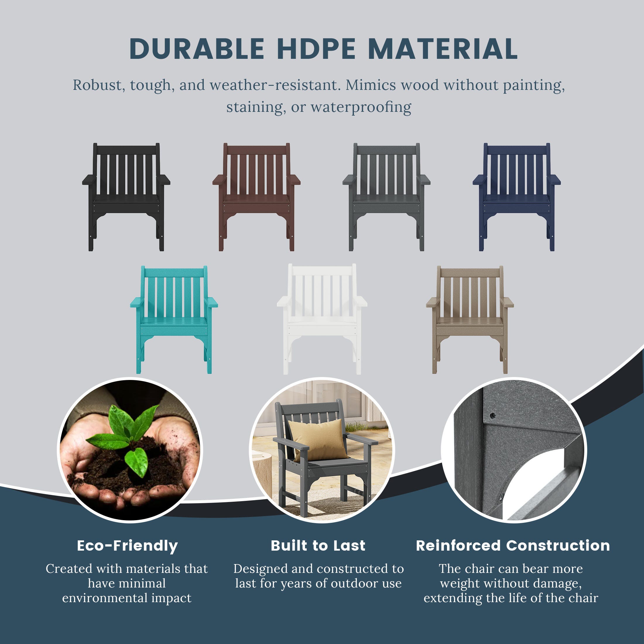 Westin Furniture Laguna Outdoor Dining Table and 6 Arm Chairs, Gray, large