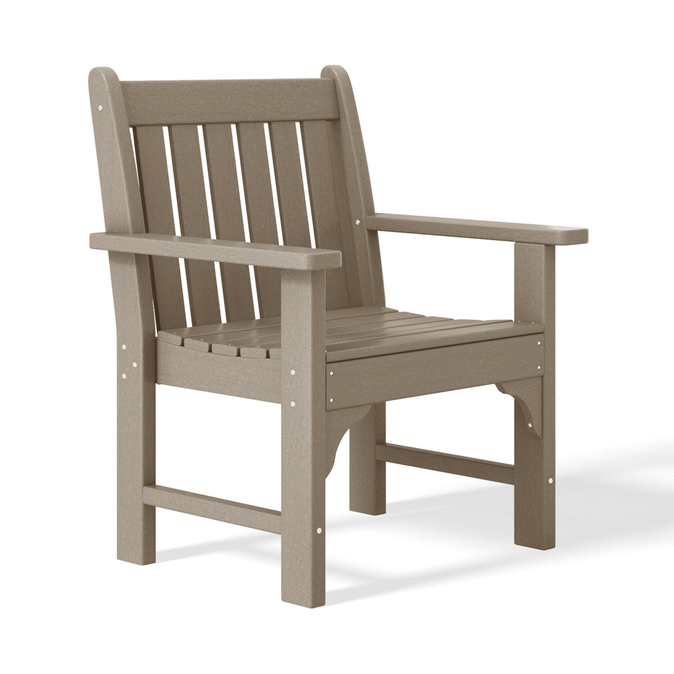 Westin Furniture Laguna Outdoor Dining Table and 6 Arm Chairs, Beige, large