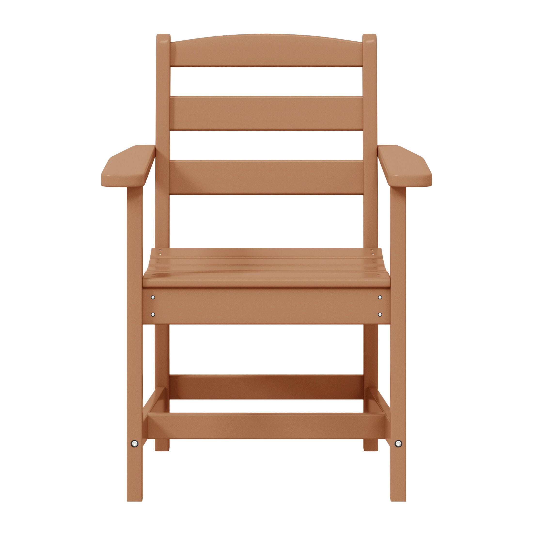 Westin Furniture Shoreside Outdoor Dining Table and 6 Arm Chairs, Teak, large