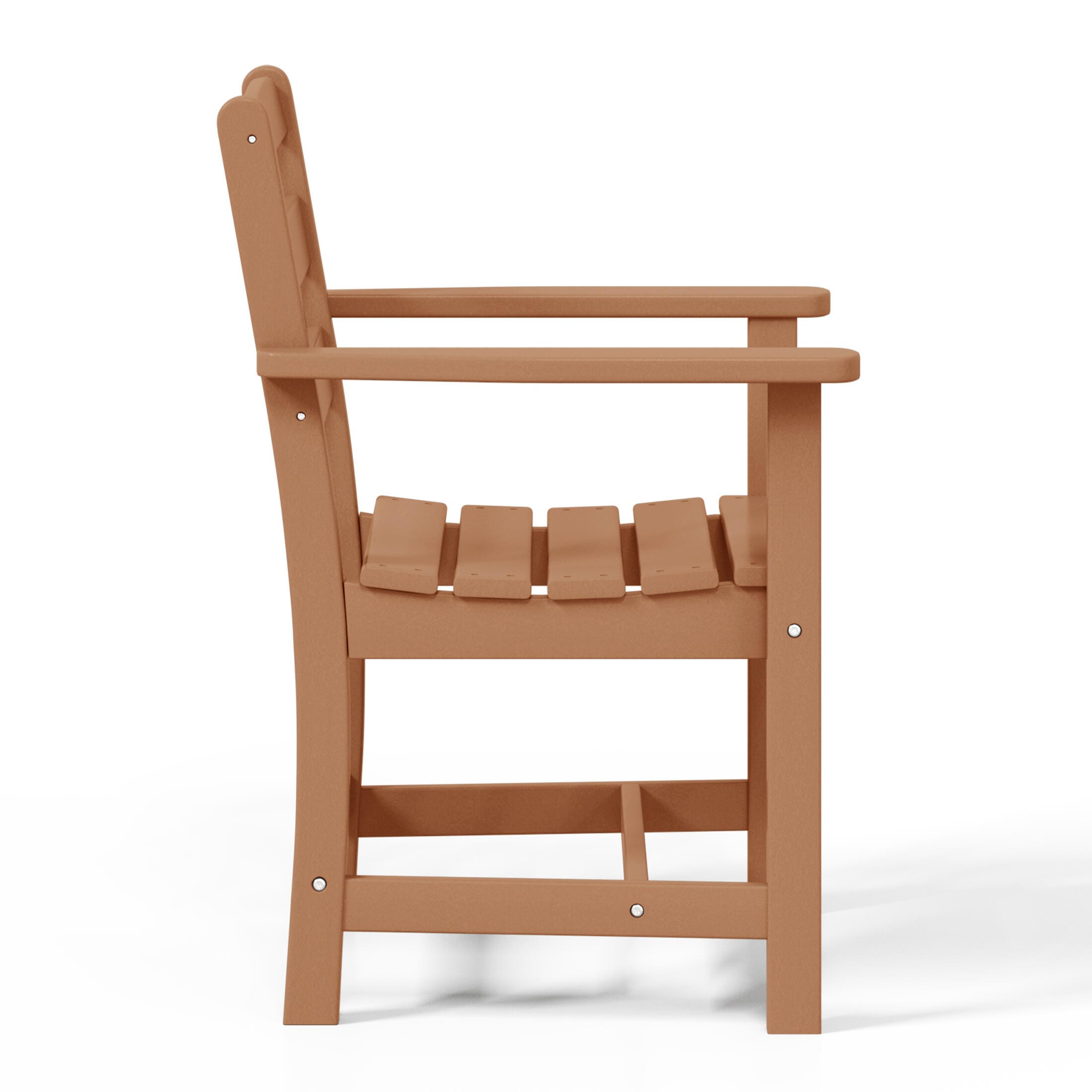 Westin Furniture Shoreside Outdoor Dining Table and 6 Arm Chairs, Teak, large