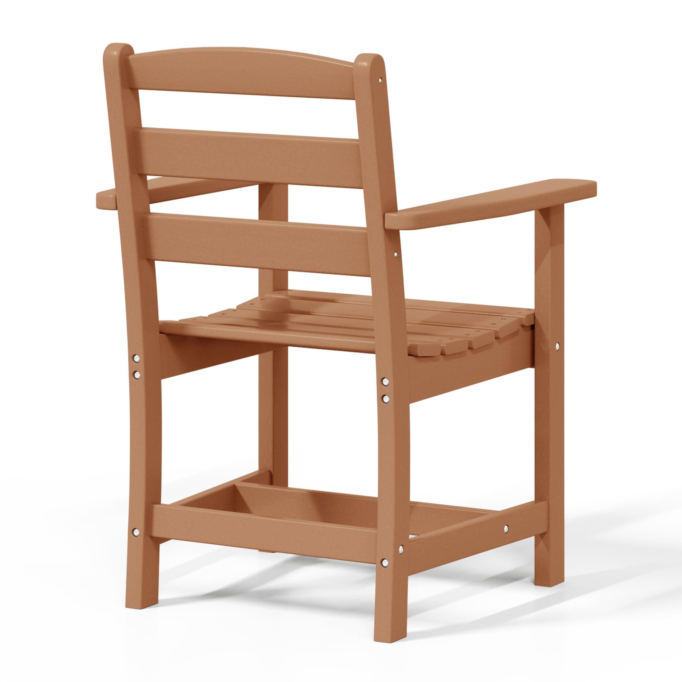 Westin Furniture Shoreside Outdoor Dining Table and 6 Arm Chairs, Teak, large