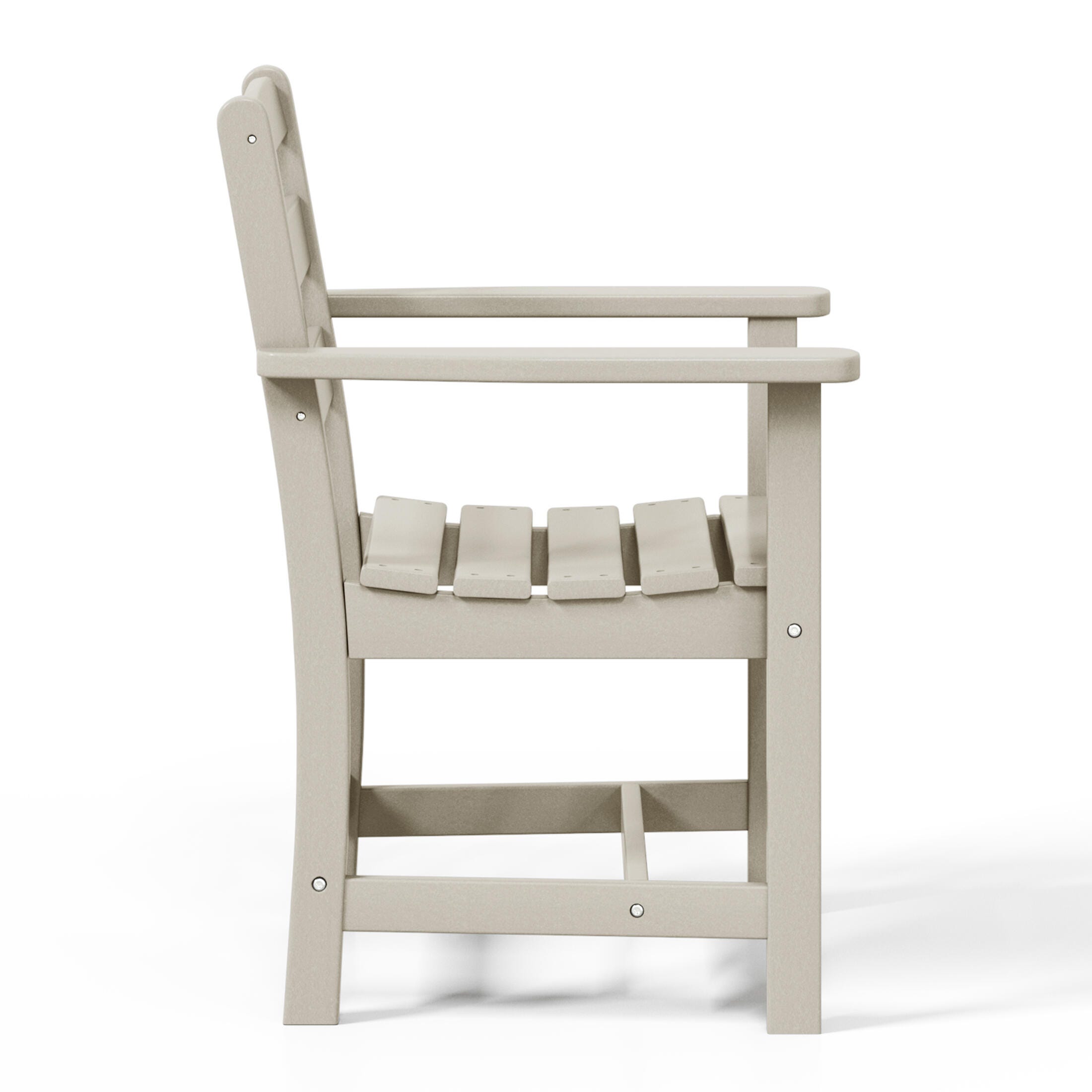 Westin Furniture Shoreside Outdoor Dining Table and 6 Arm Chairs, Sand, large