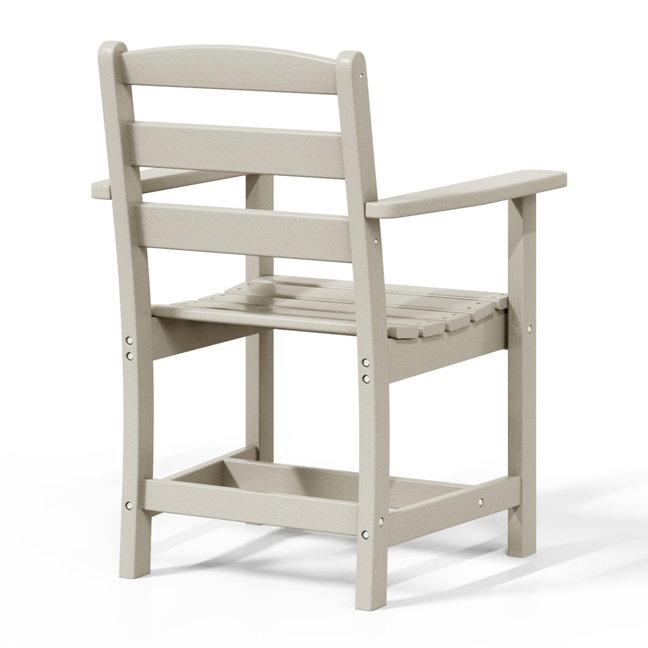 Westin Furniture Shoreside Outdoor Dining Table and 6 Arm Chairs, Sand, large