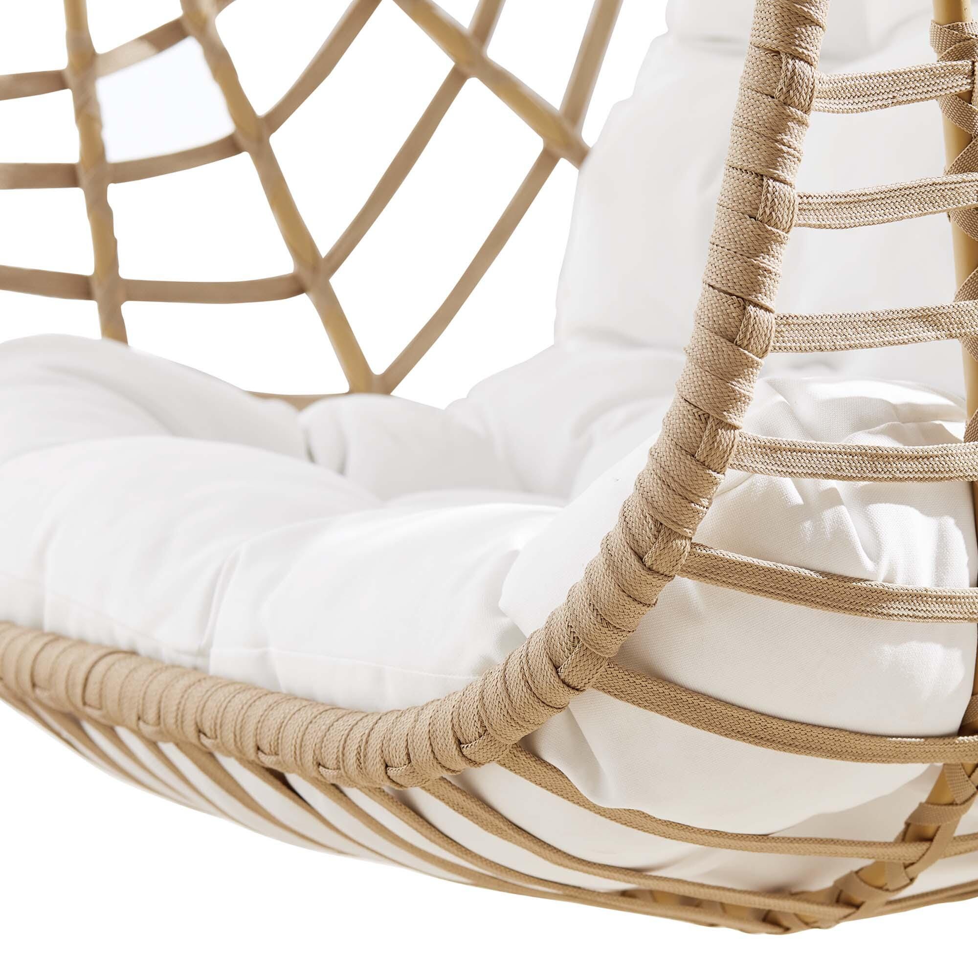 Modway Amalie Outdoor Hanging Egg Chair, , large