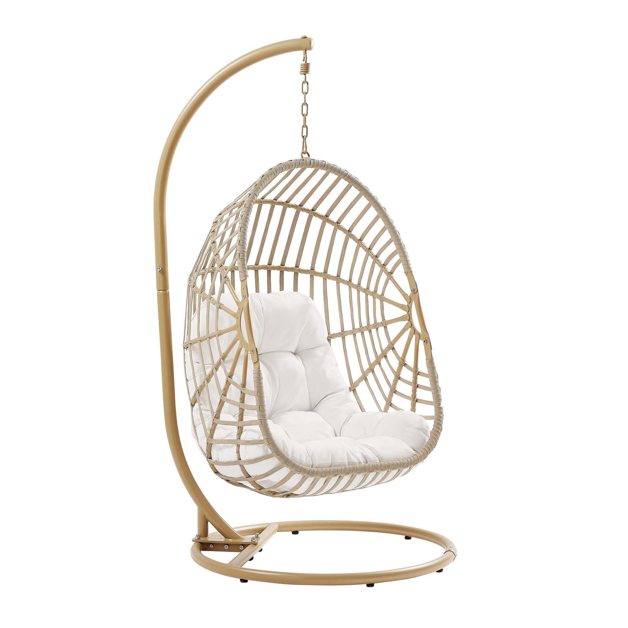 Modway Amalie Outdoor Hanging Egg Chair, , large