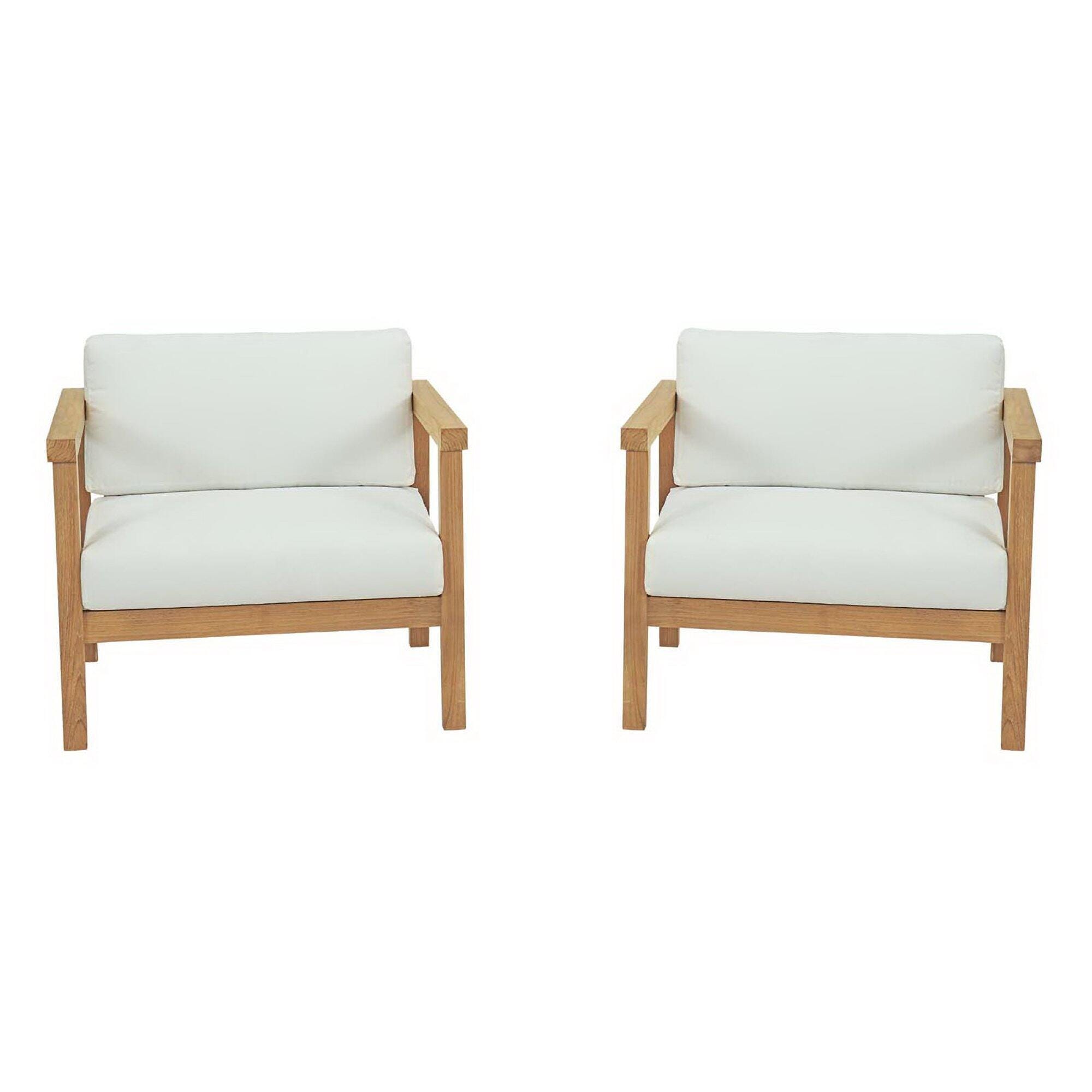 Modway Bayport Outdoor Lounge Chair (Set of 2), , large