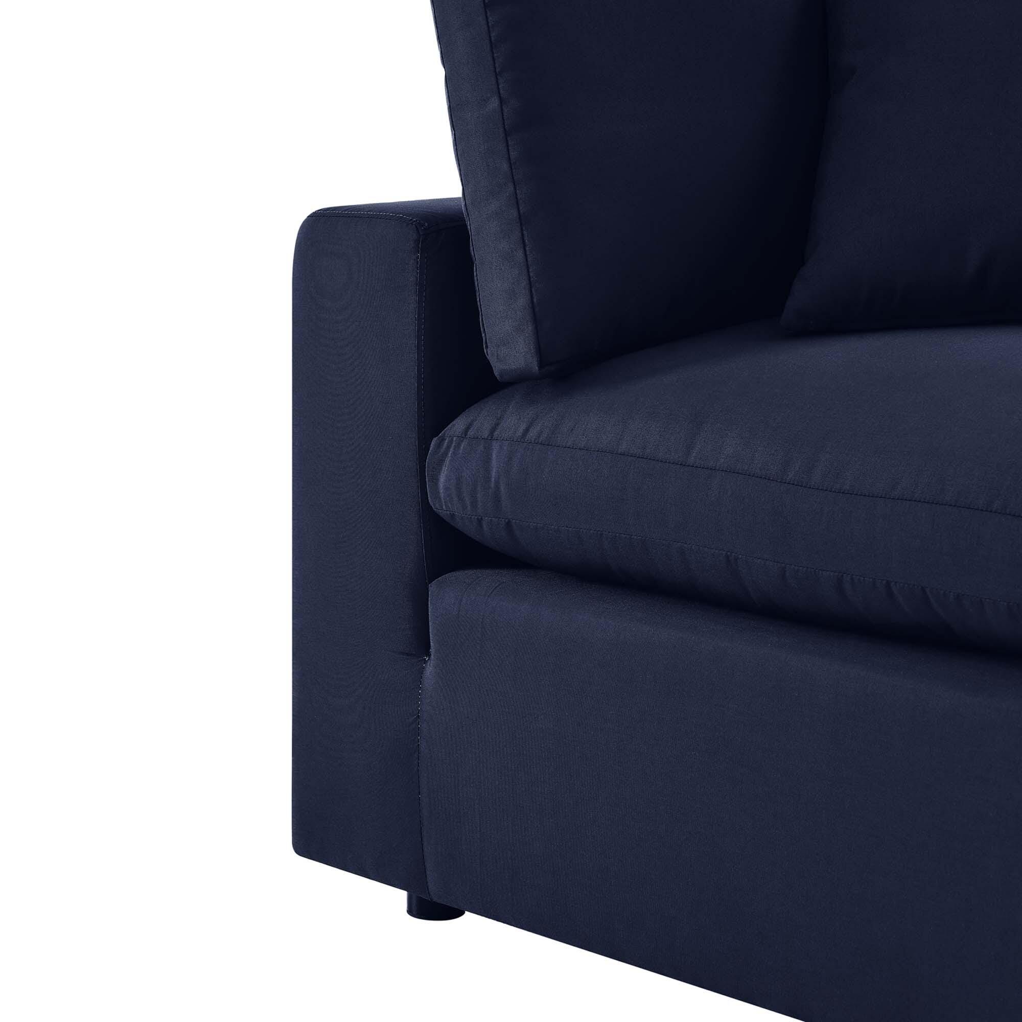 Modway Commix Outdoor Loveseat, Navy, large