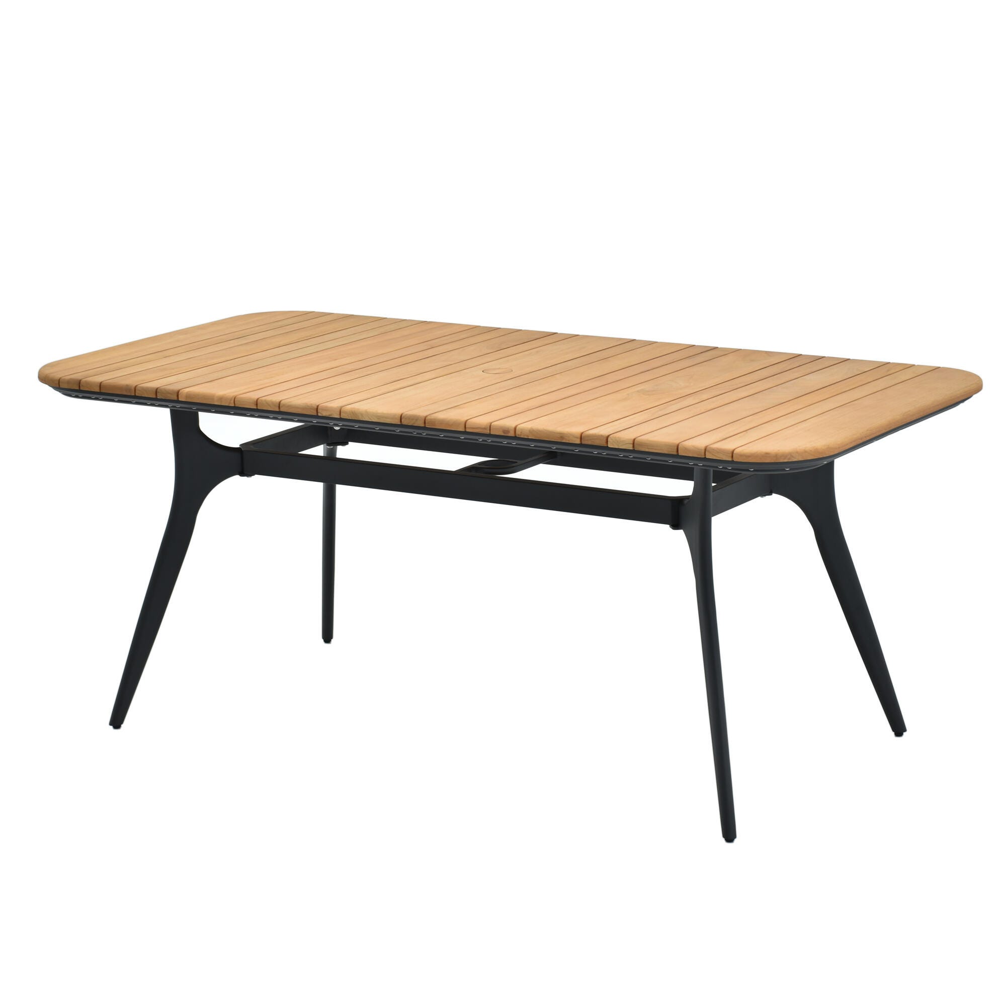 A-Eco Living Outdoor Dining Table with 6 Chairs, , large