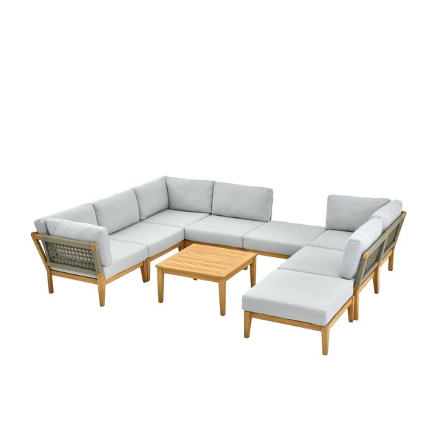 A-Eco Living Outdoor Conversation Set, Gray