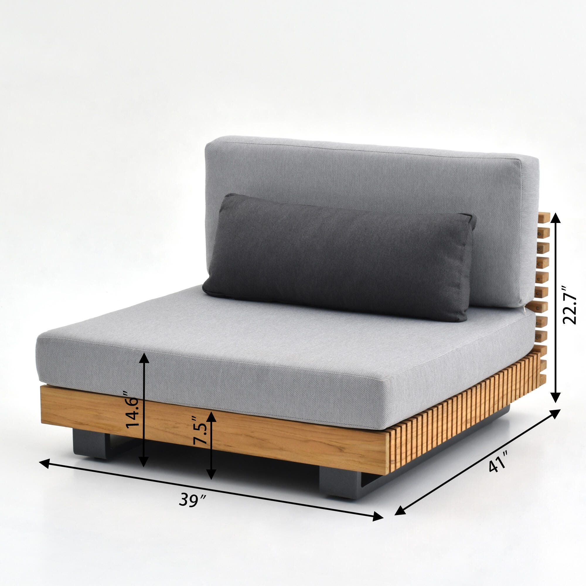 A-Eco Living Outdoor Conversation Set with Coffee Table, , large