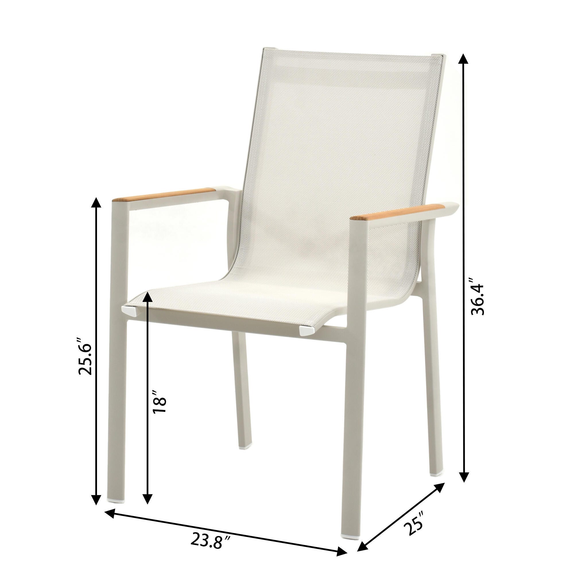 A-Eco Living Outdoor Dining Table and 4 Chairs, , large