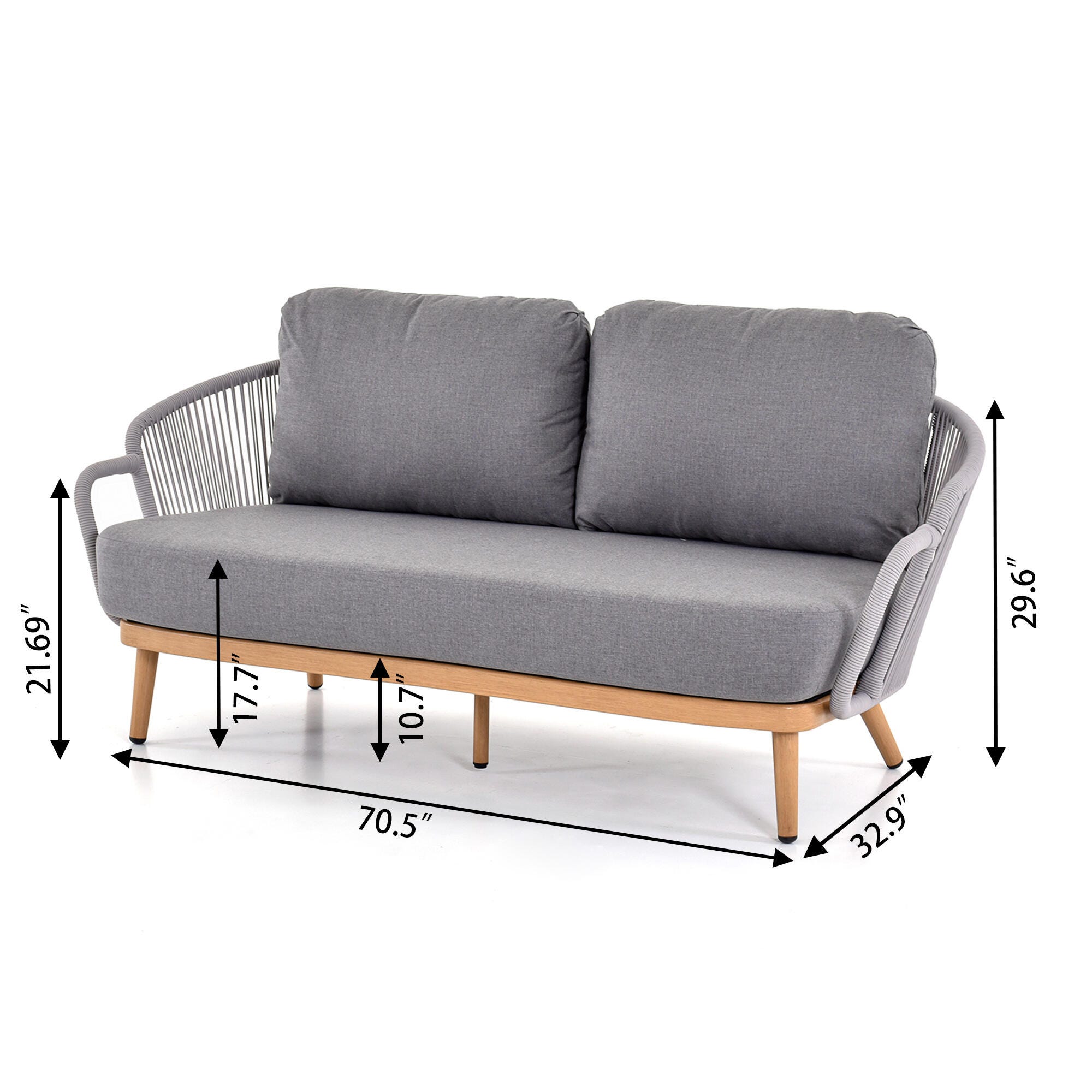 A-Eco Living Outdoor Sofa, , large
