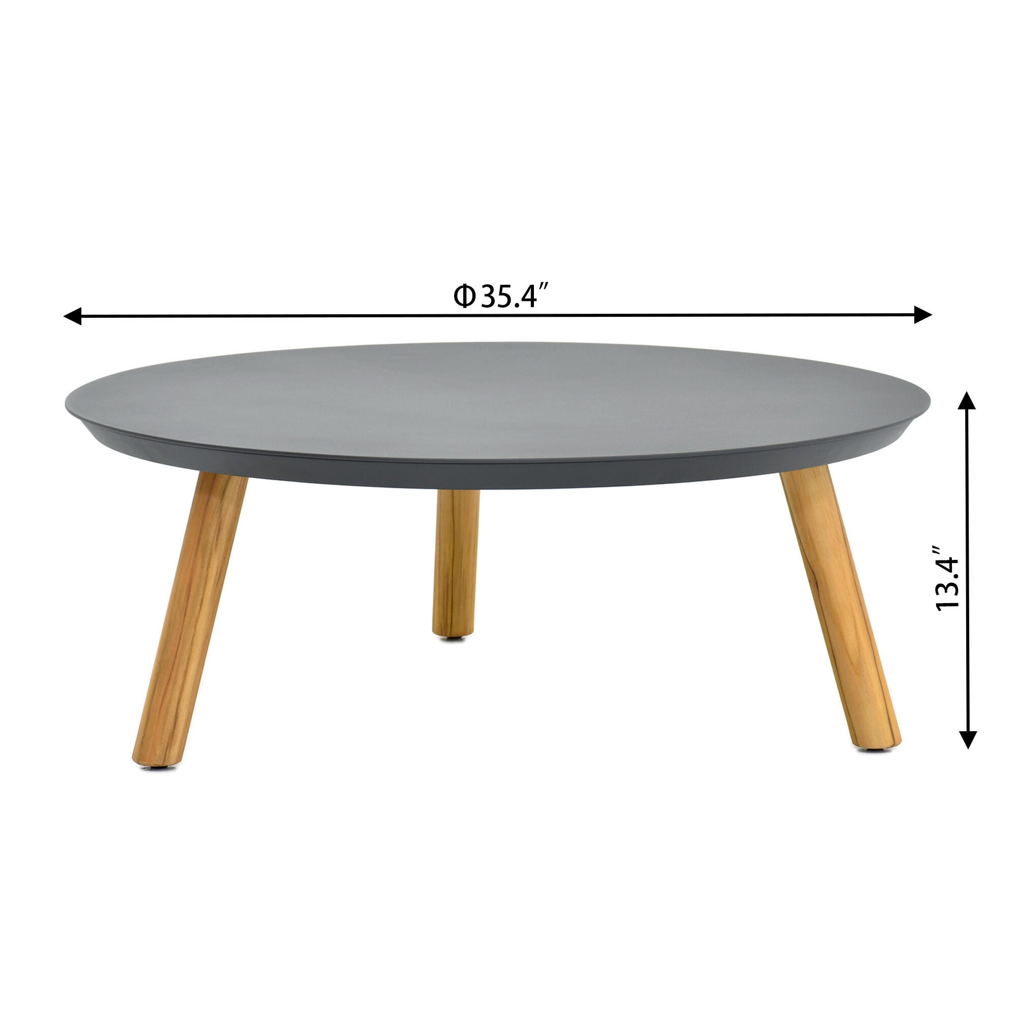 A-Eco Living Outdoor Sofa with Loveseat and Coffee Table, , large
