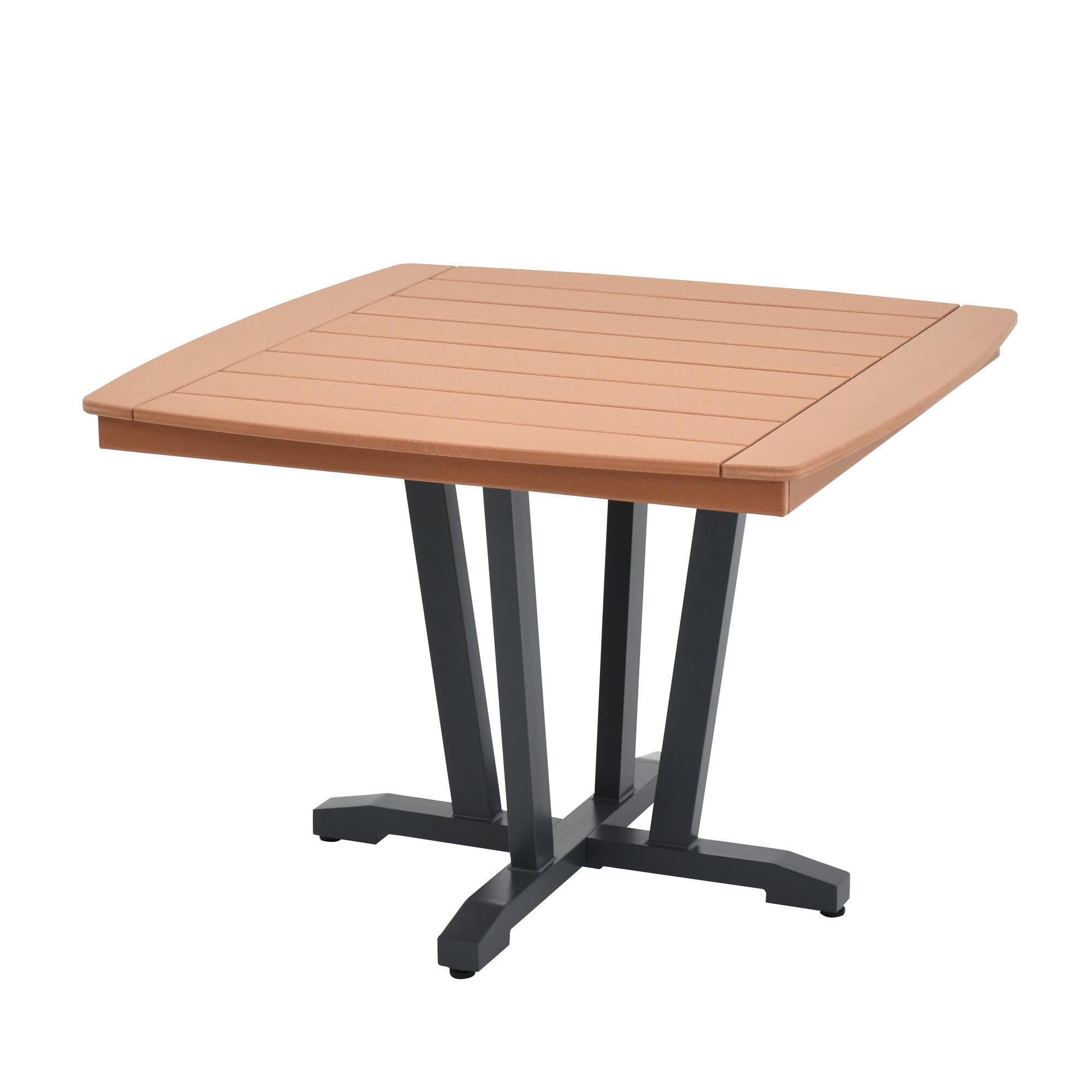A-Eco Living Outdoor Dining Table with 4 Armless Chairs, , large