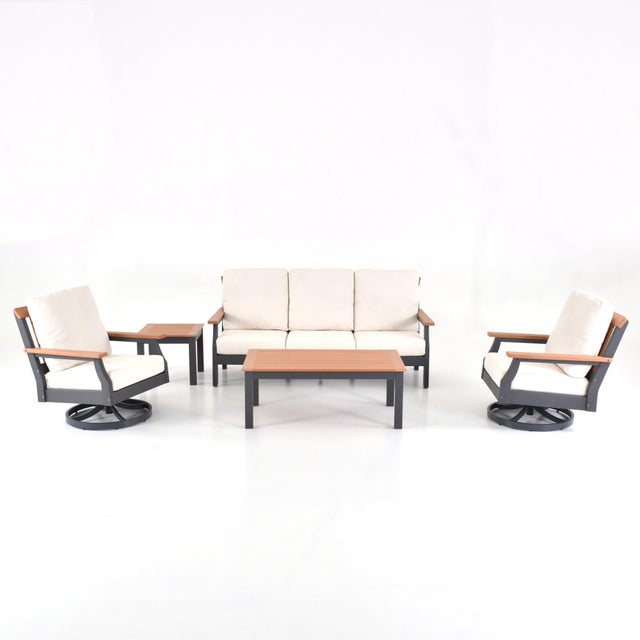 A-Eco Living Outdoor Conversation Set, Beige