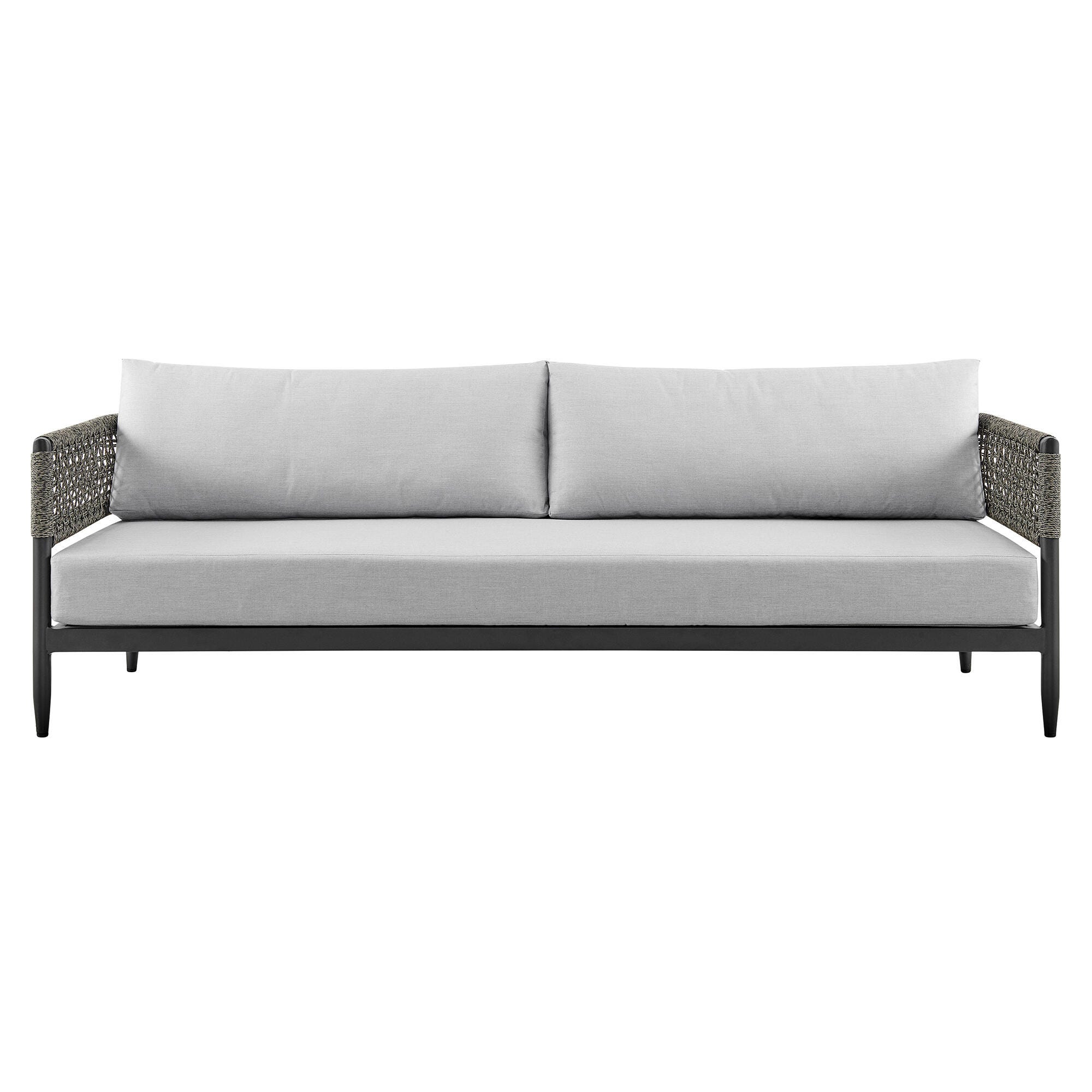 Armen Living Alegria Outdoor Sofa and 2 Chairs with Coffee Table, , large