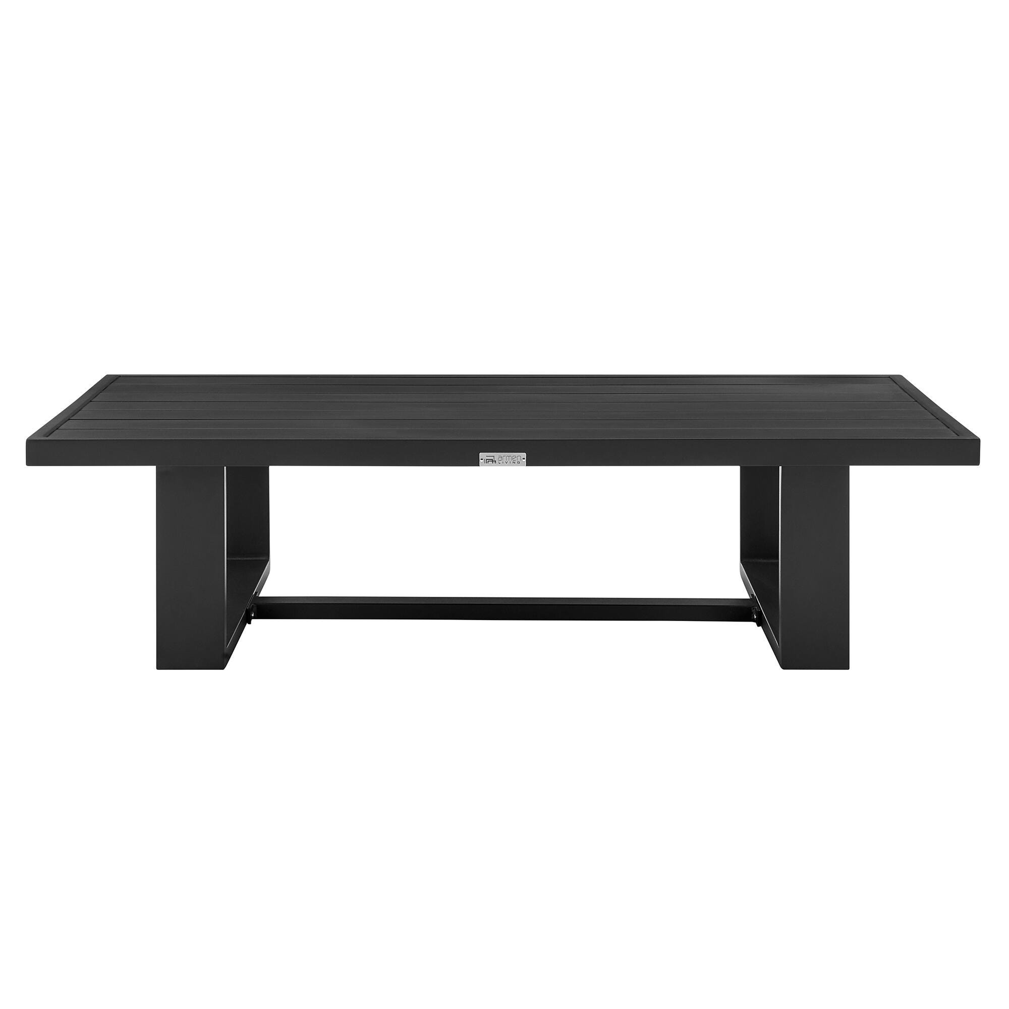 Armen Living Alegria Outdoor Sofa and 2 Chairs with Coffee Table, , large