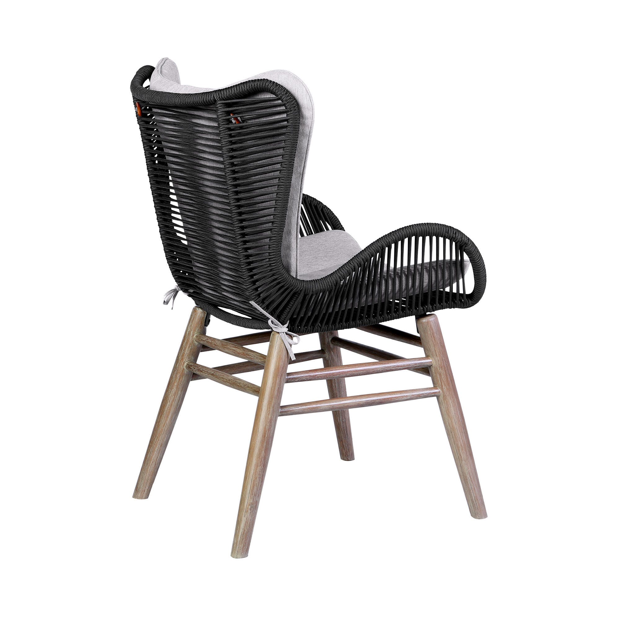 Armen Living Mateo Outdoor Dining Table and 4 Chairs, , large