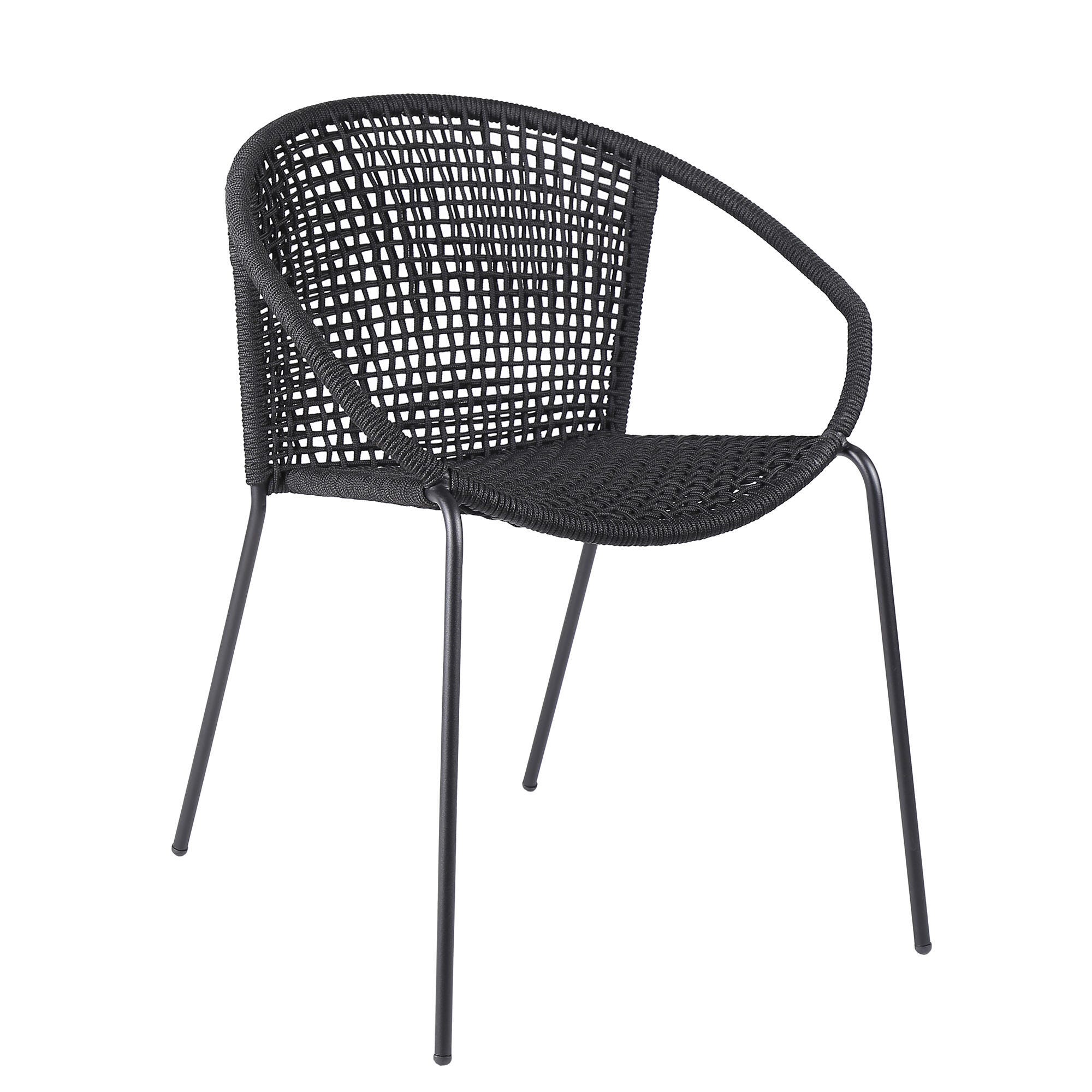 Armen Living Snack Outdoor Dining Table and 4 Chairs, , large