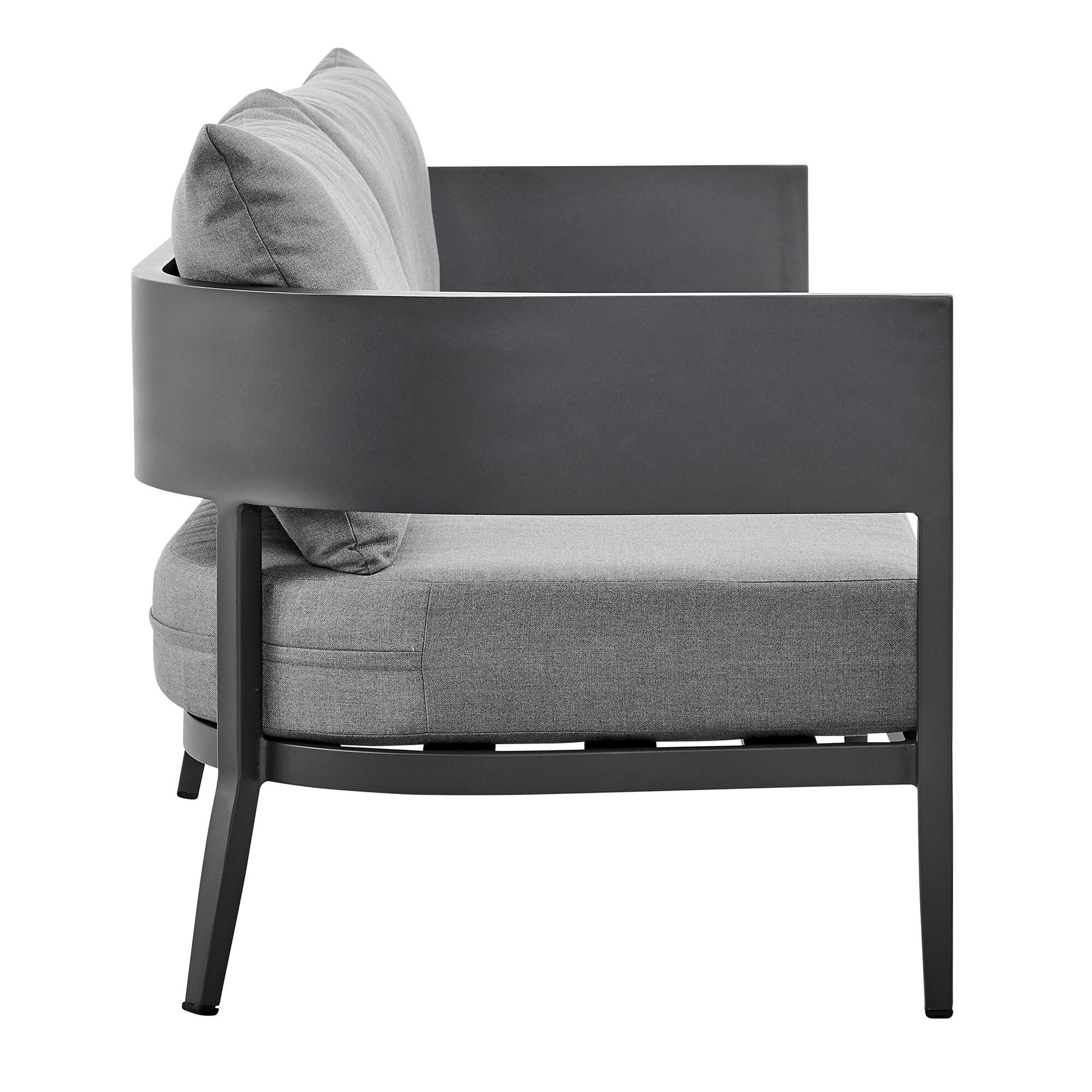 Menorca Outdoor Sofa and 2 Chairs with Coffee Table, , large