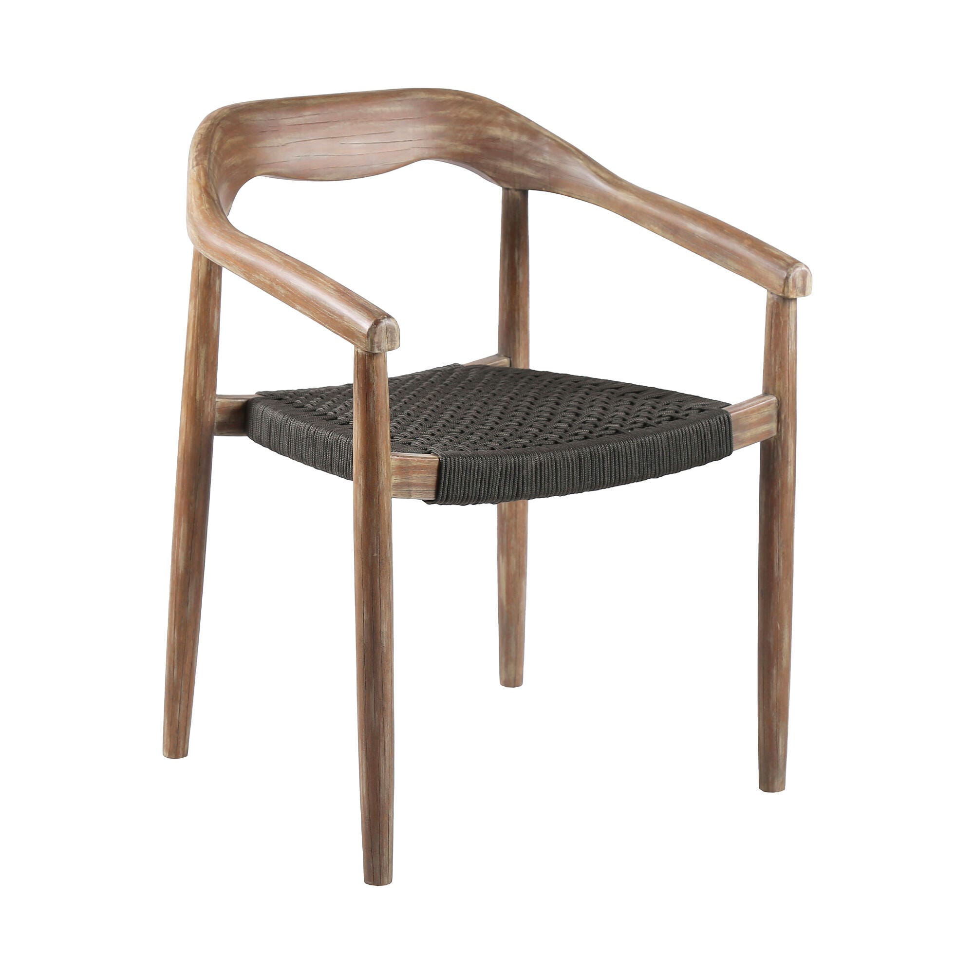 Armen Living Santo Outdoor Dining Table and 4 Chairs, , large