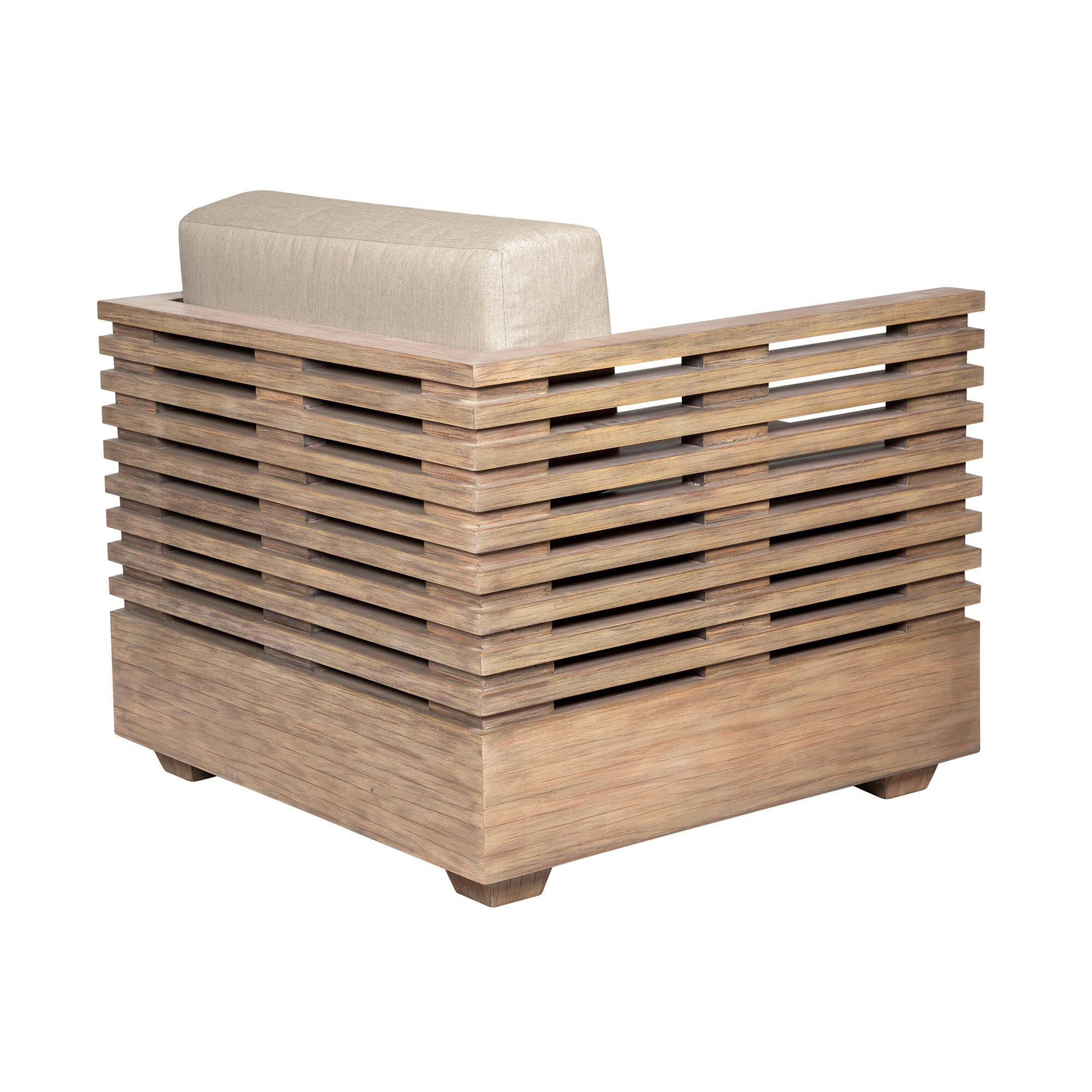 Vivid Outdoor Sofa and 2 Chairs with Coffee Table, Taupe, large