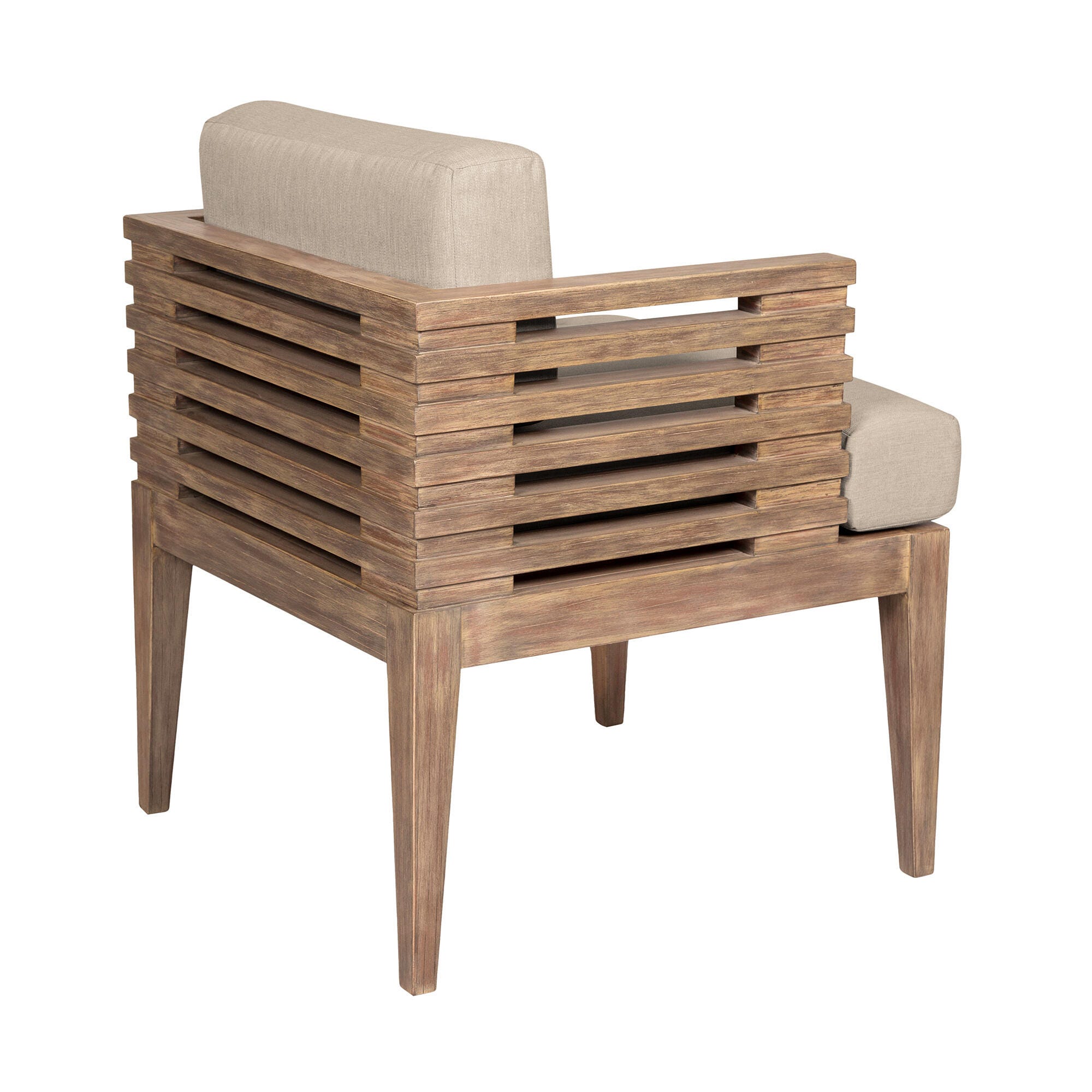 Vivid Outdoor Dining Table and 4 Chairs, Taupe, large