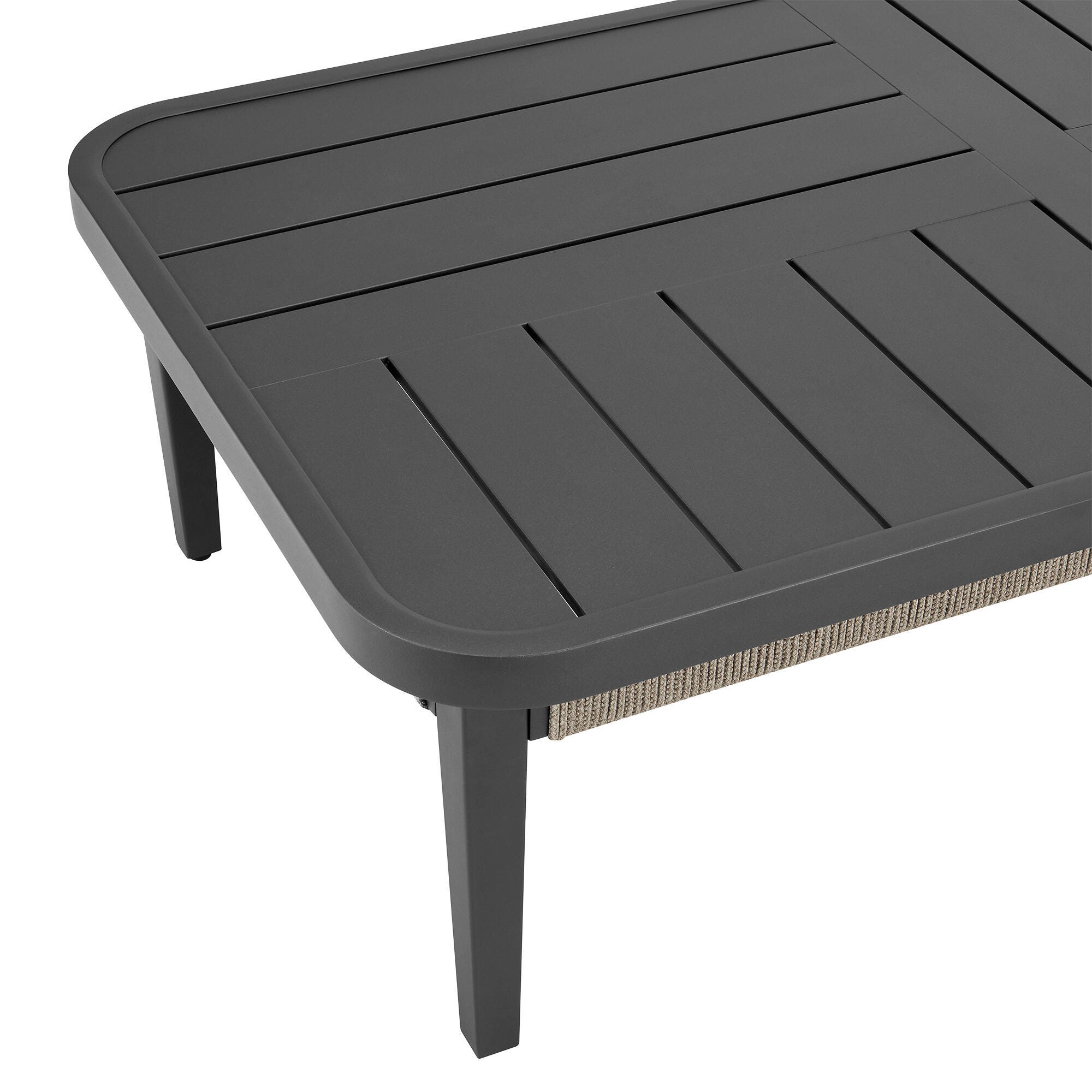 Zella Outdoor Sofa and 2 Chairs with Coffee Table, , large