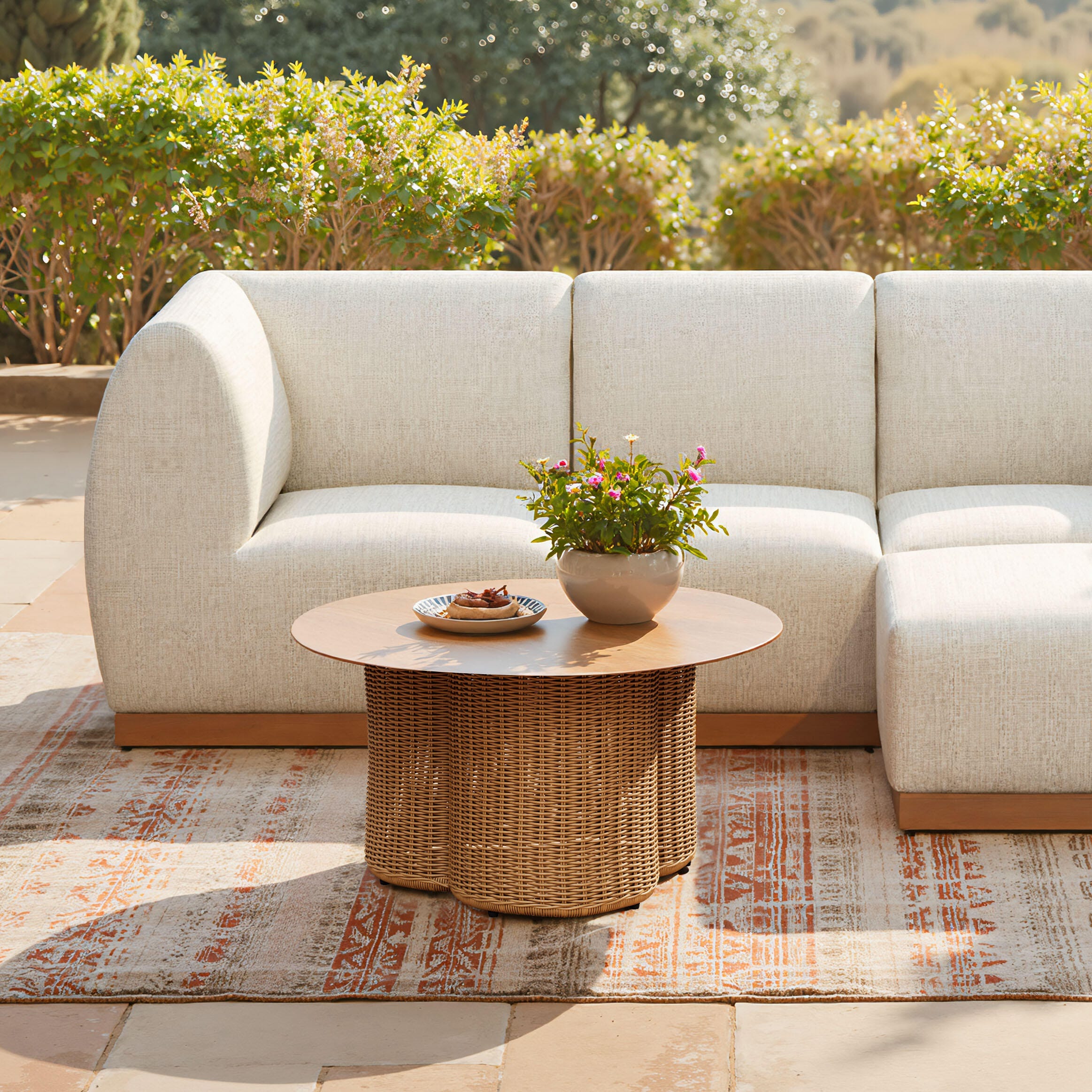 Erika Home Soka Outdoor Coffee Table, , rollover