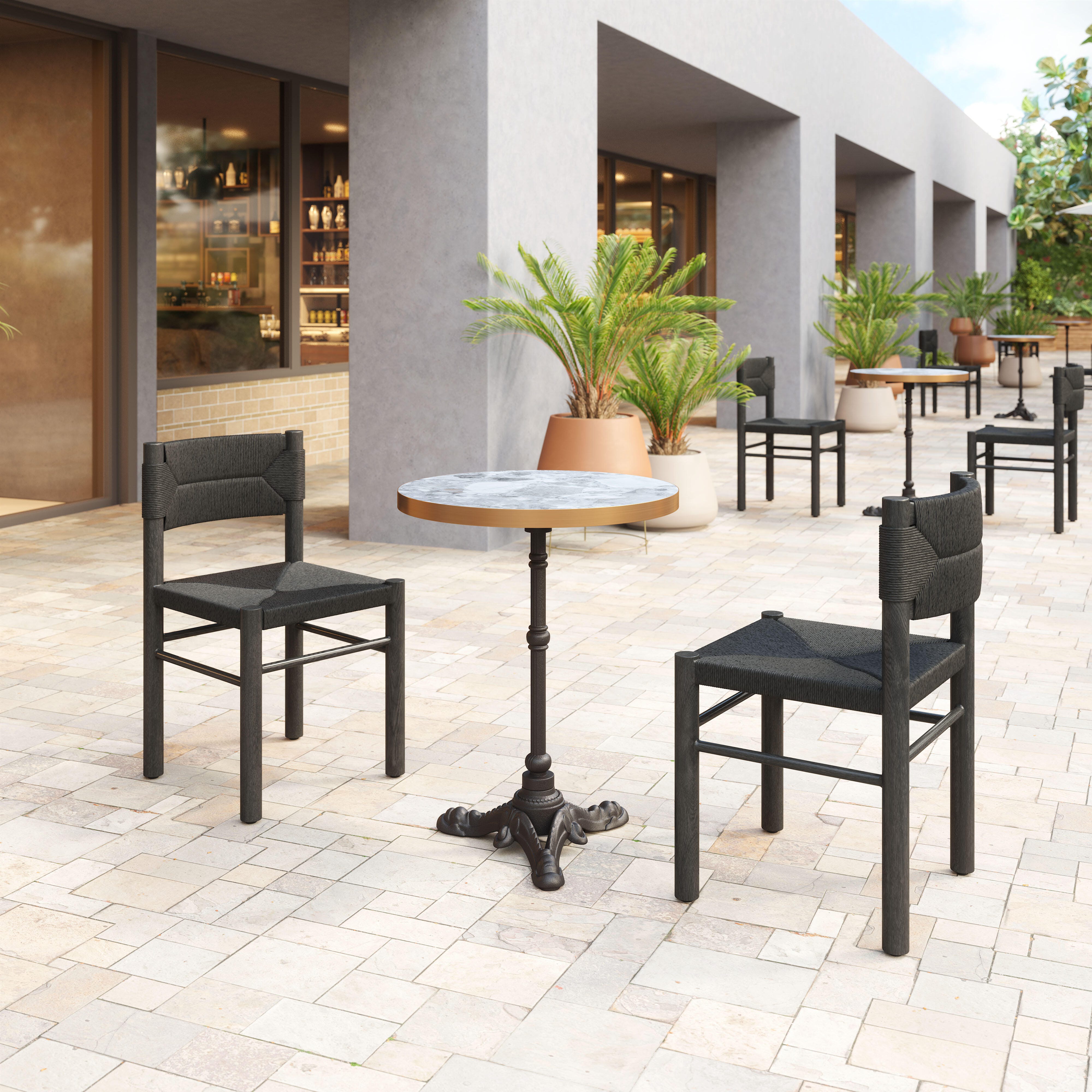 Erika Home Outdoor Dining Table, Multi, large
