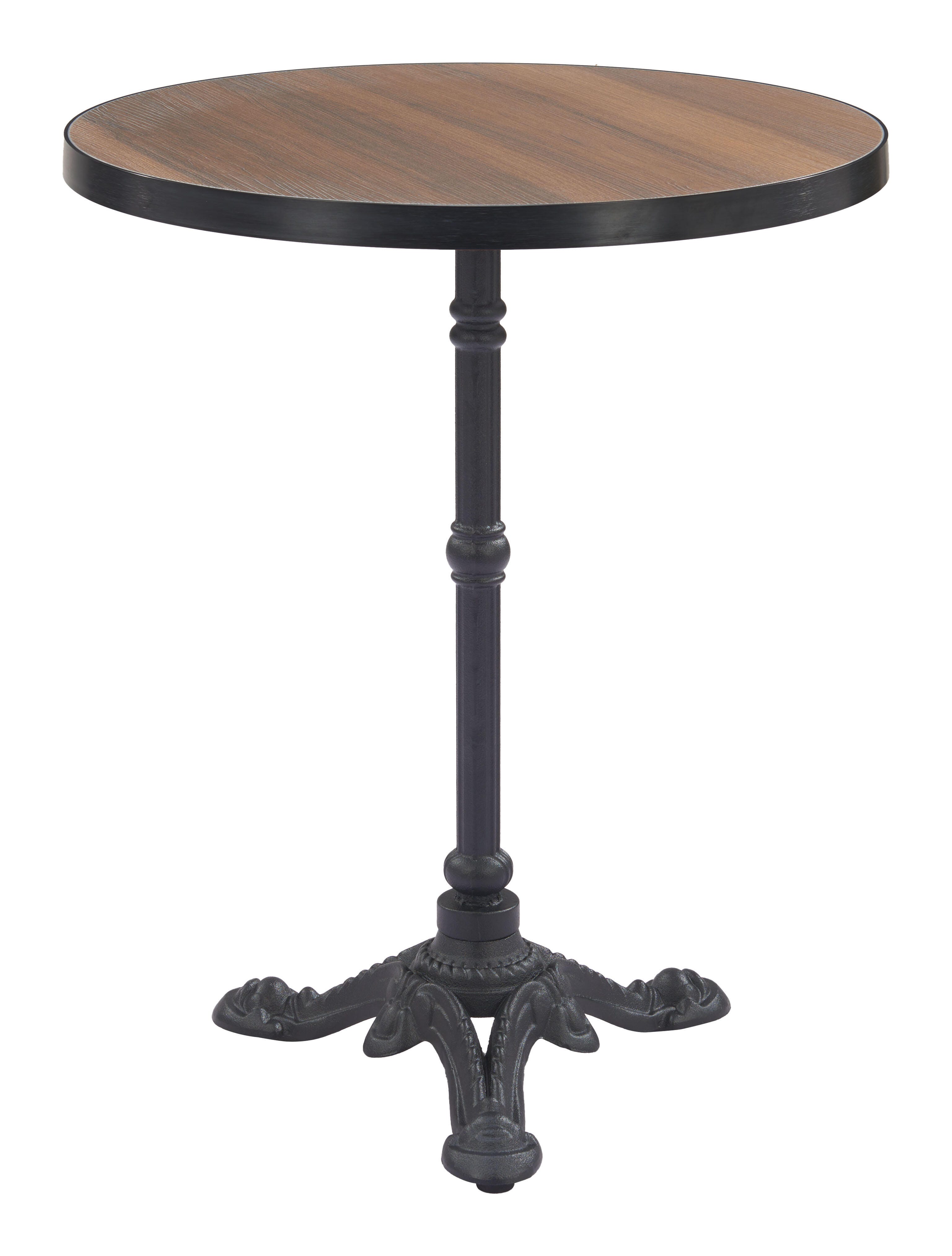 Erika Home Outdoor Dining Table, Walnut, large