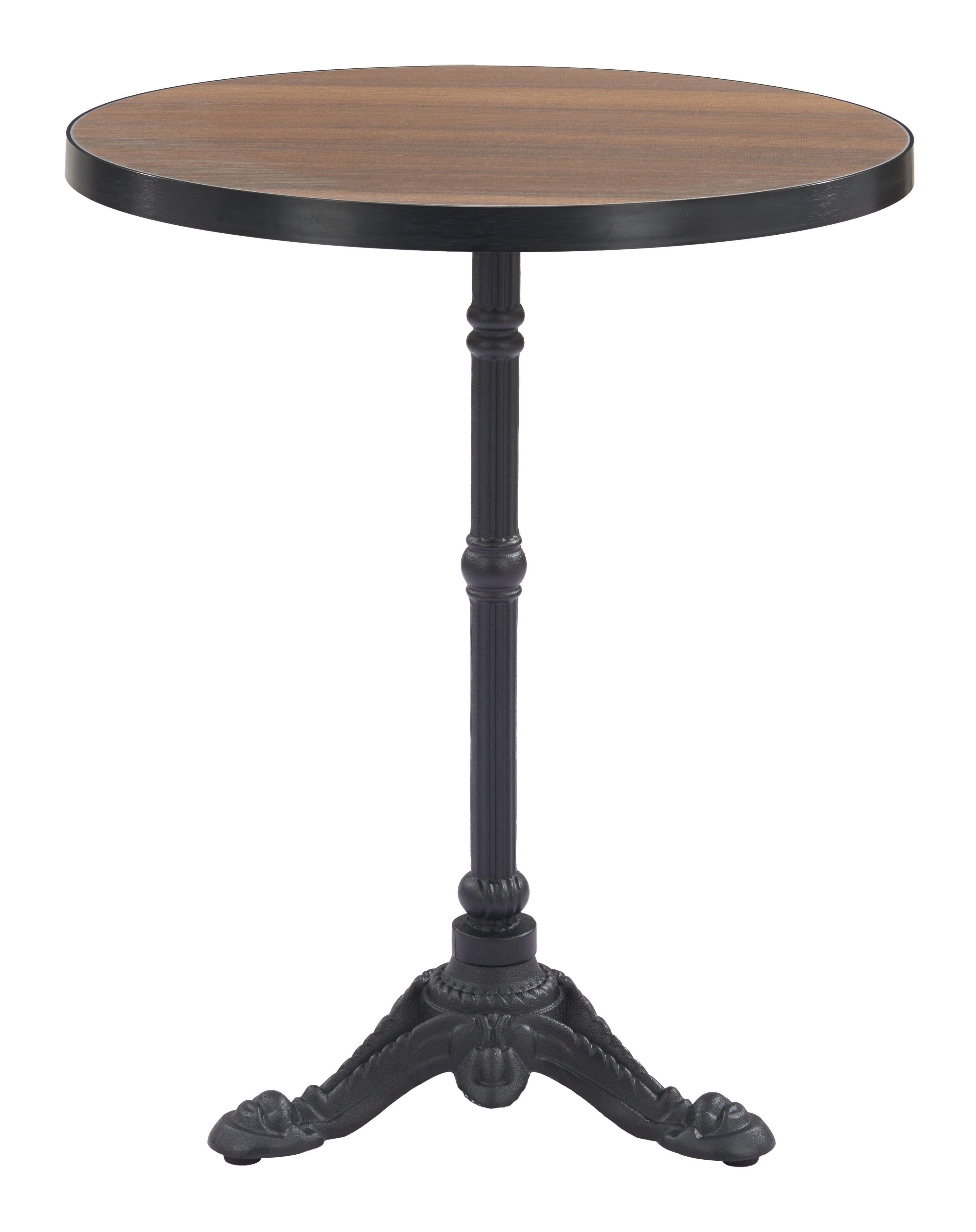 Erika Home Outdoor Dining Table, Walnut, large