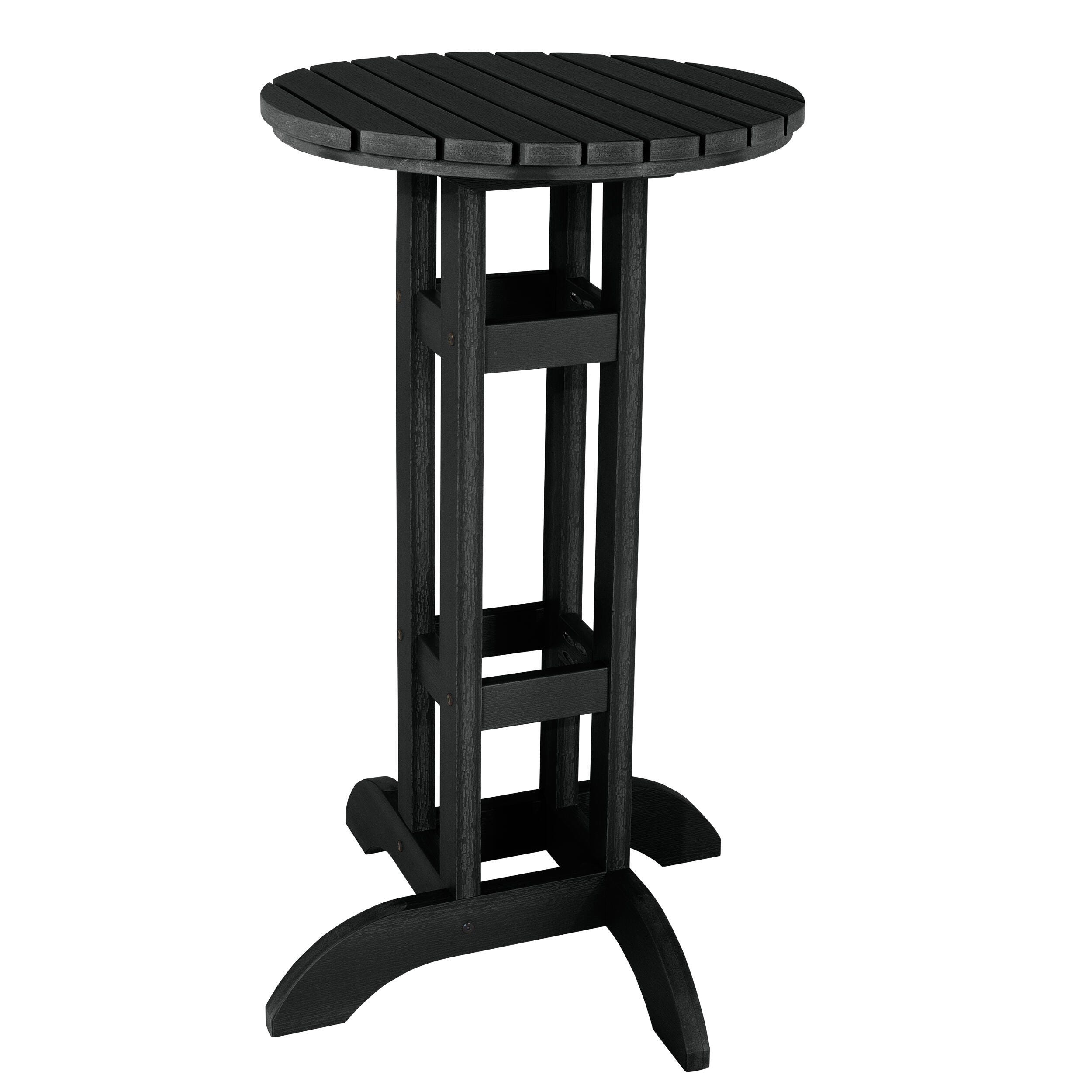 Highwood Lehigh Outdoor Bar Table, Black, large