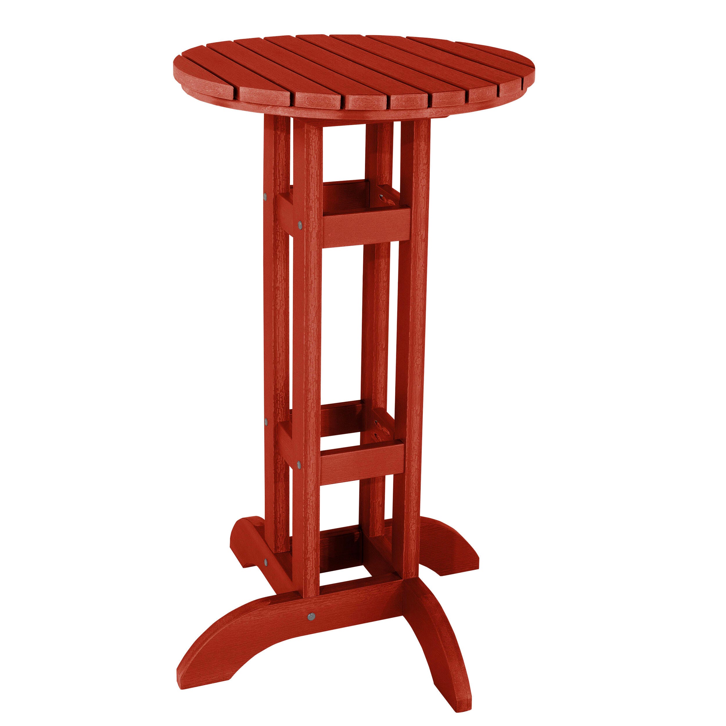 Highwood Lehigh Outdoor Bar Table, Rustic Red, large